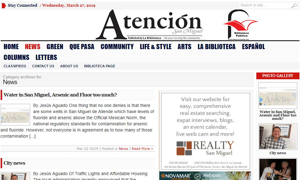 Repuesta al artículo publicado en Atención el 22 de marzo