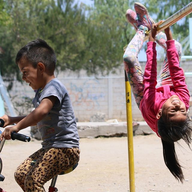 It may be the start of vacation for the kids, but the moms of San Miguel Viejo still have one final homework assignment - maintenance on the cisterns so that they are ready for the next school year. As the kids play in the school-yard, these moms are