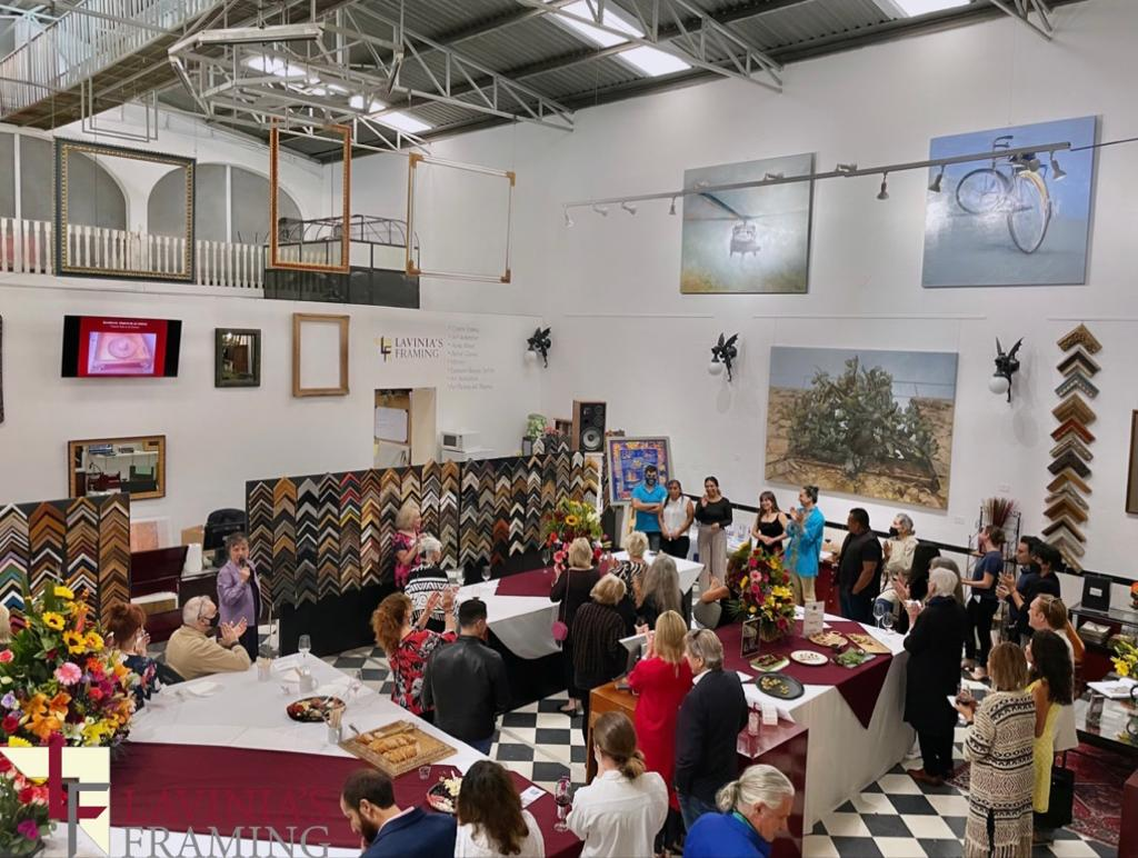 Lavinia Ruiz Inaugurates New Studio and Auctions Work of Art for Local NGO