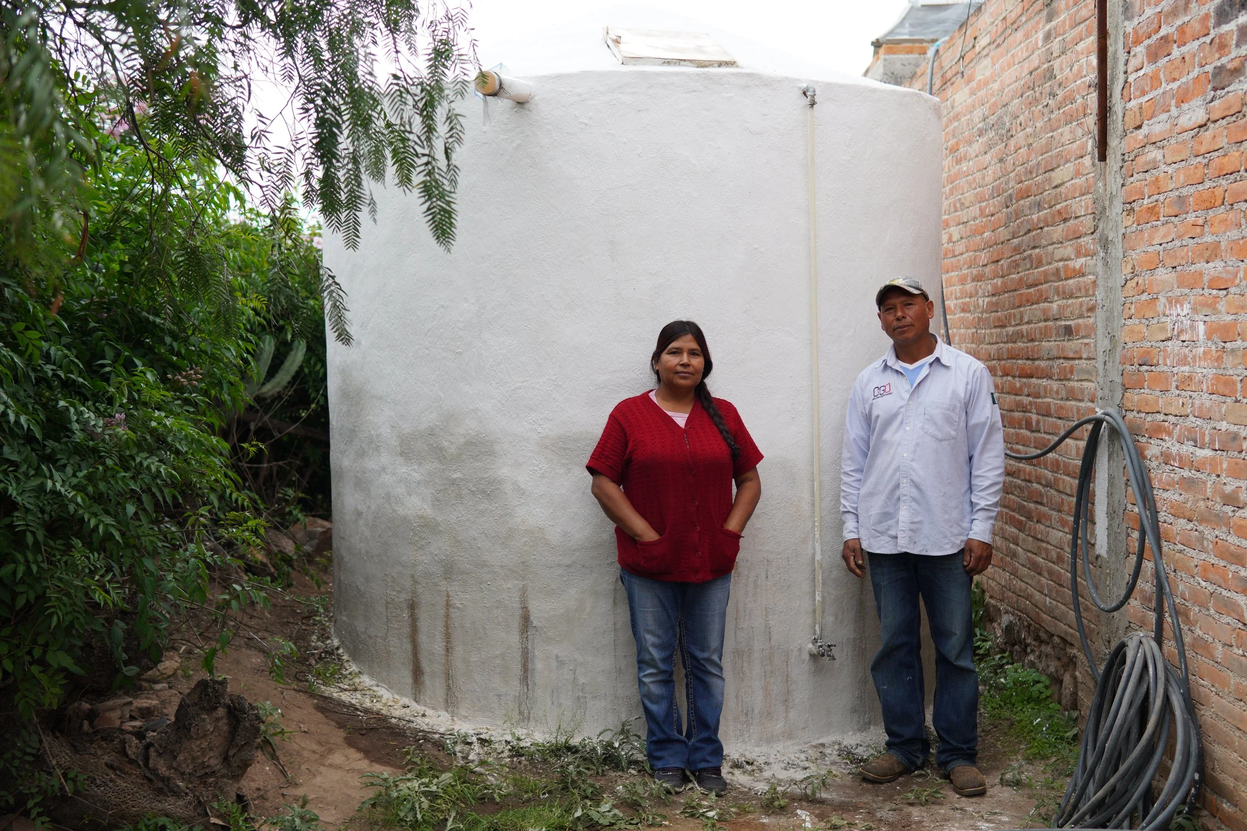El agua de lluvia cambia vidas