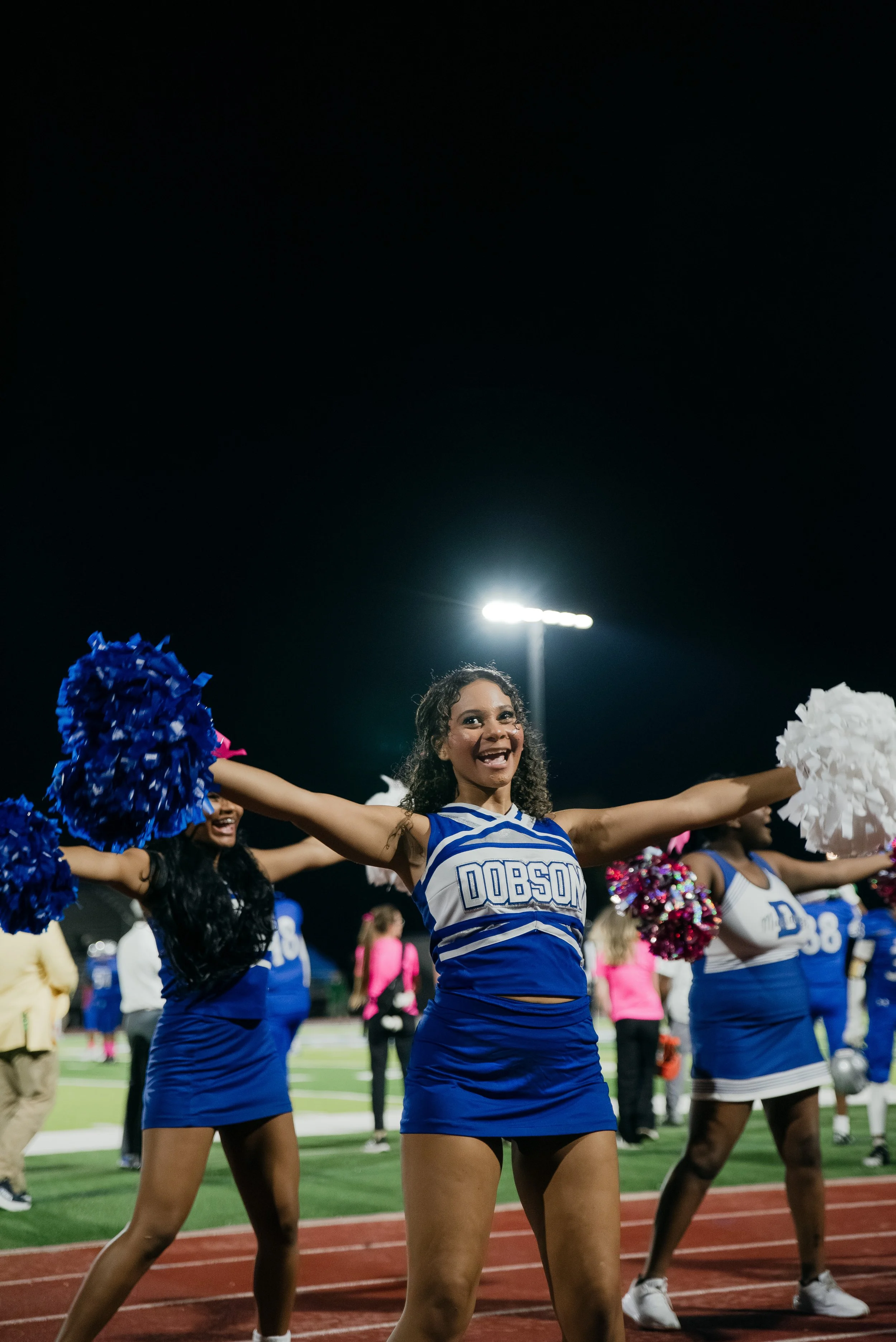 Dobson Spiritline Action Shots / Sideline Cheer &amp; Pom Action Photos in Mesa Arizona