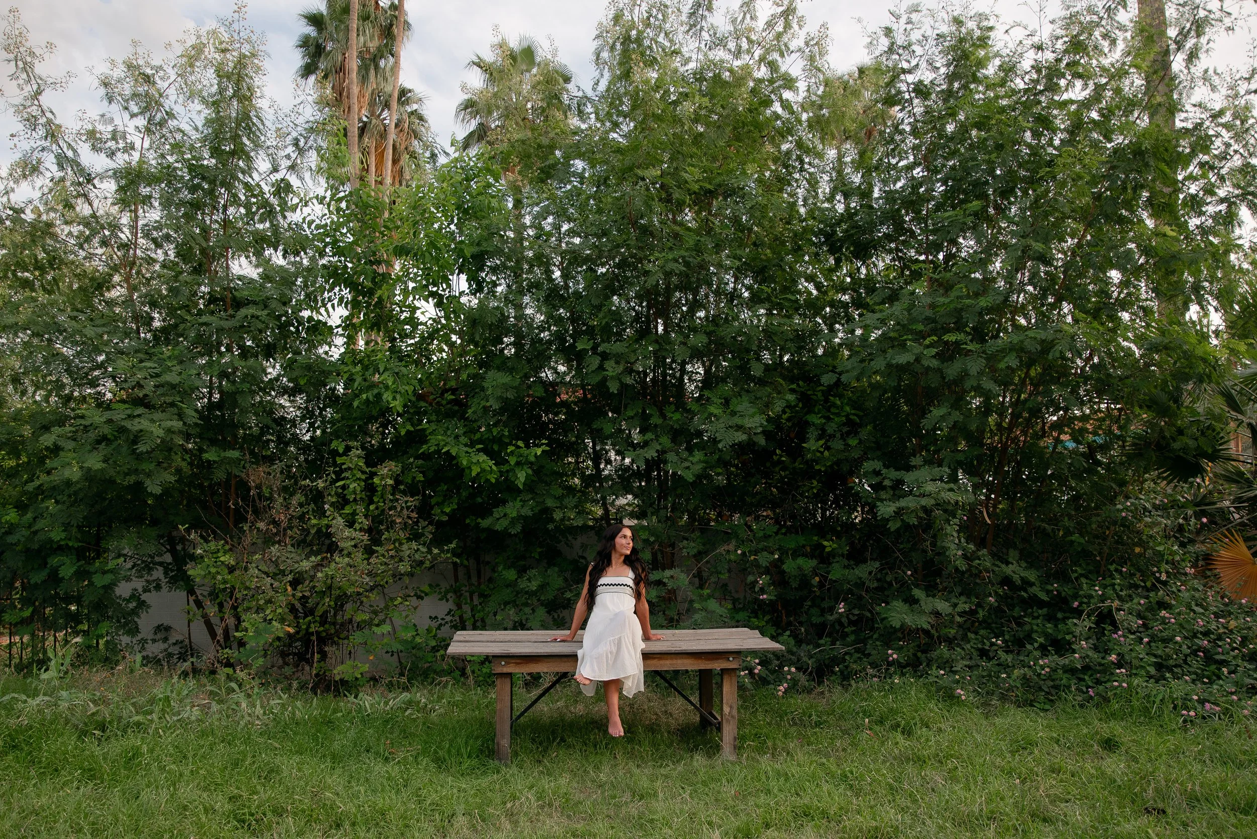 Morgen / Arizona Senior Photos in a Meadow, Mesa AZ