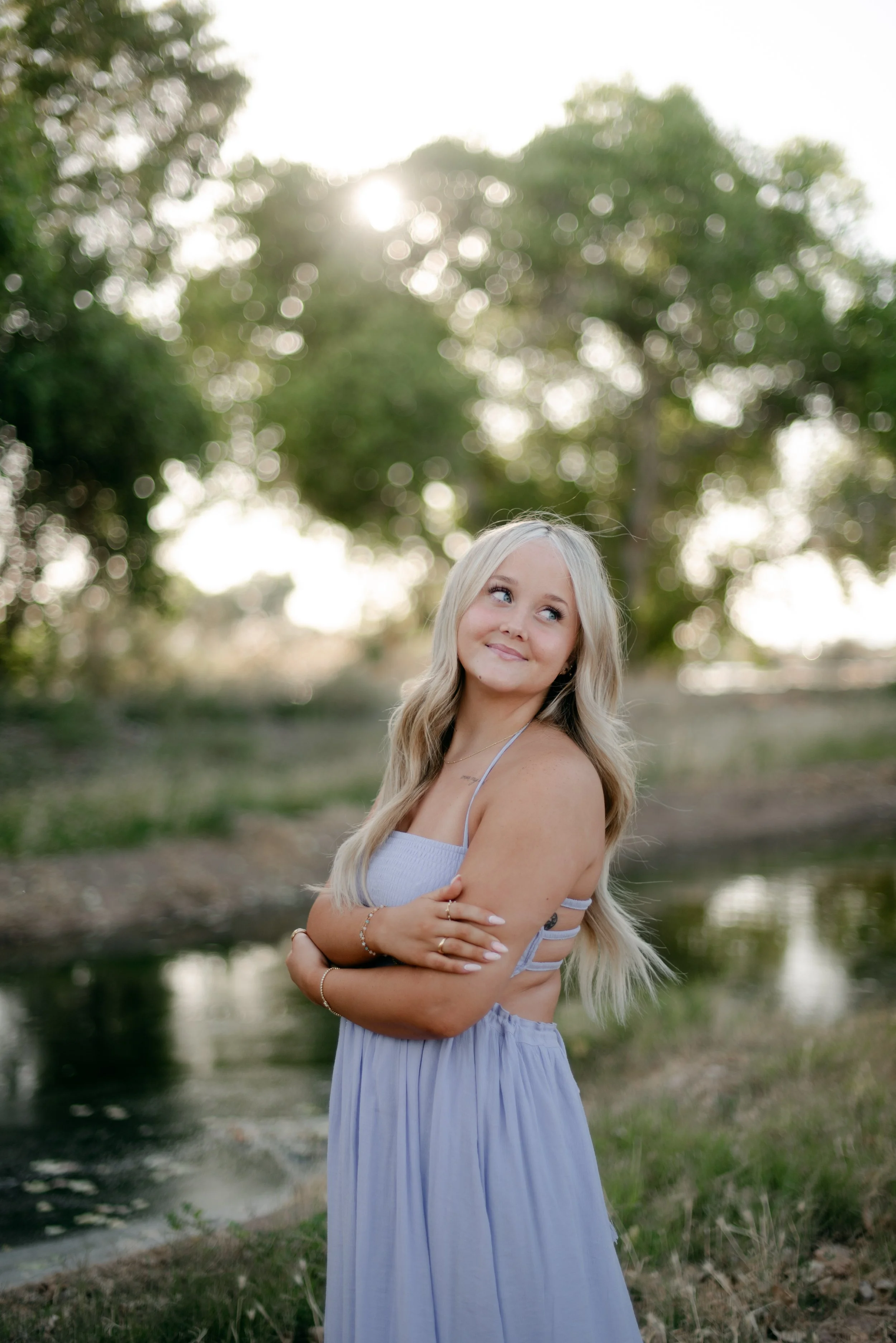 Kayde / Senior Photos in Queen Creek Arizona, Greenery and Water Senior Photos