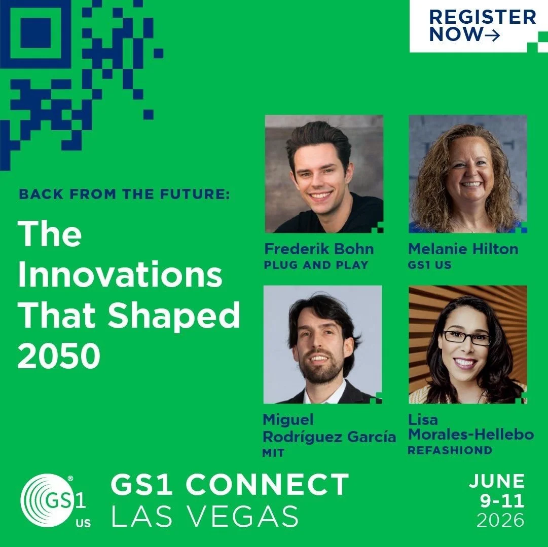 REFASHIOND spoke at GS1 Connect 2026 - Back From the Future: The Innovations that Shaped 2050 