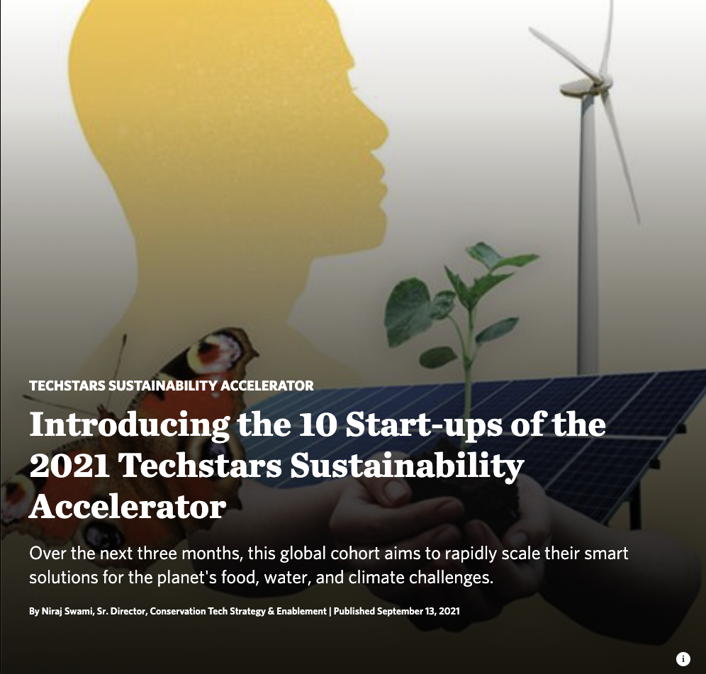 Introducing the 10 Start-ups of the 2021 Techstars Sustainability Accelerator