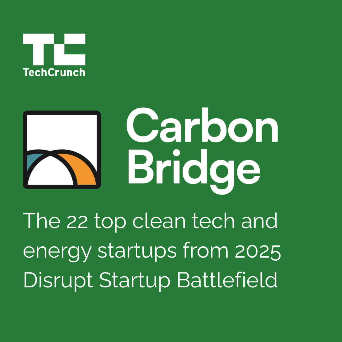 The 22 top clean tech and energy startups from Disrupt Startup Battlefield