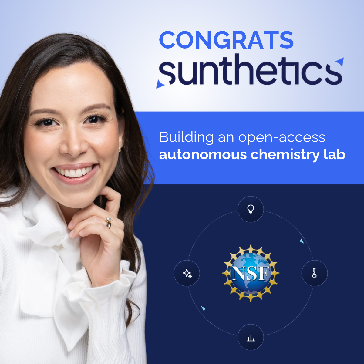 Sunthetics Joins Scripps Research and UCLA on $19.5 Million NSF Initiative to Build an Open-Access Autonomous Chemistry Lab