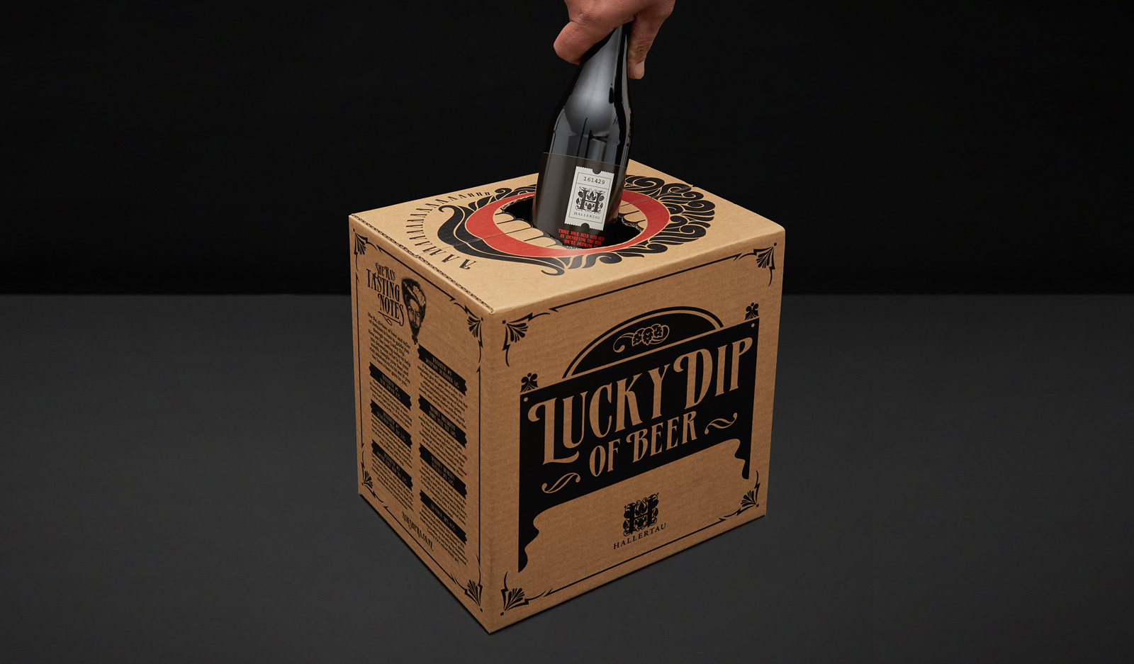 The Lucky Dip came to life in out packaging with a specially designed and perfed box in retail.