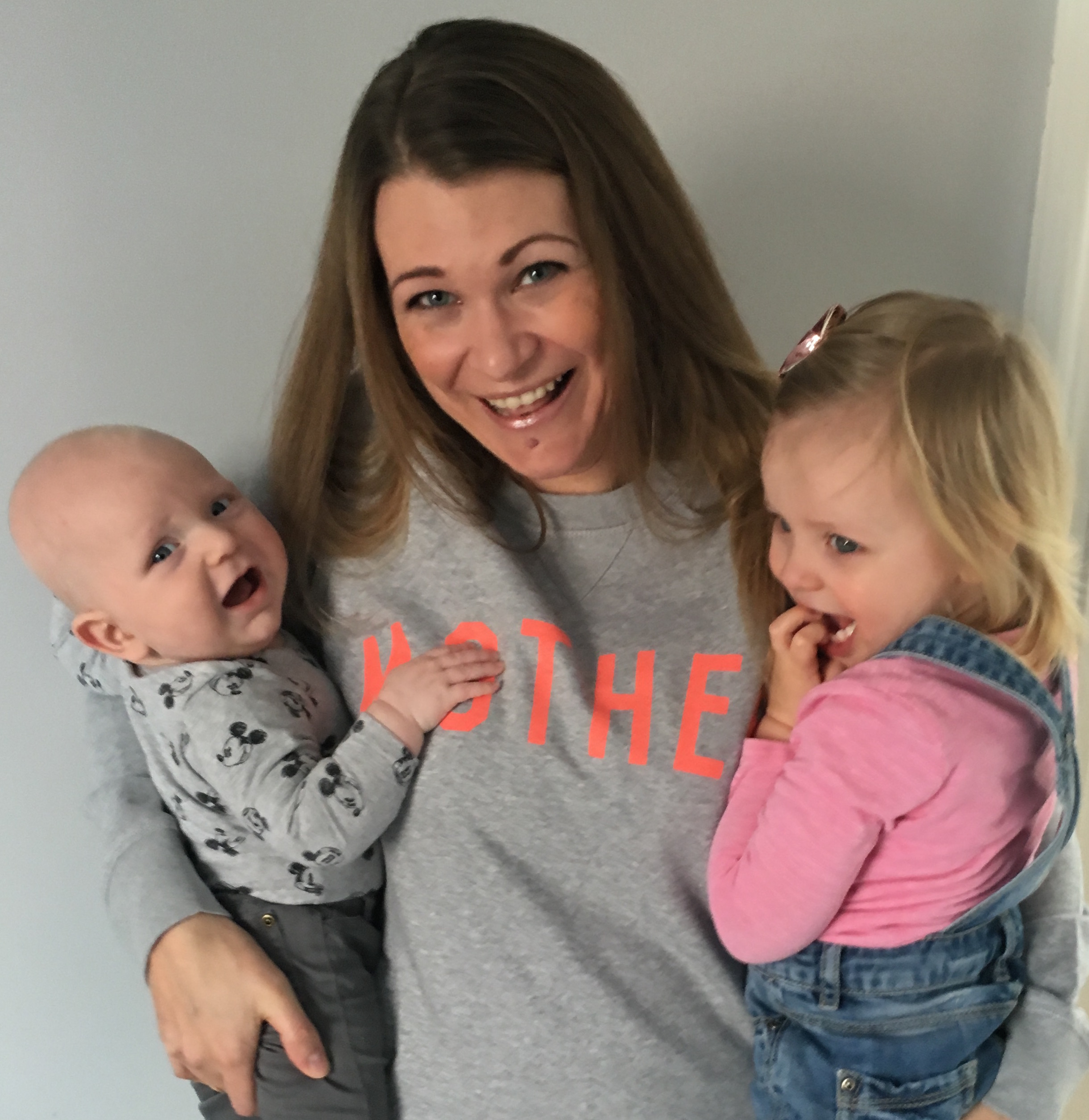 Social mama Gemma with Harrison (6 months) and Sienna (2)