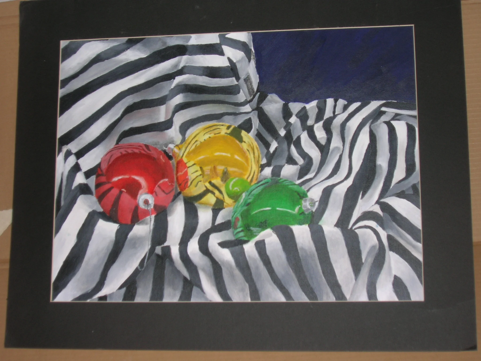 Still Life with Christmas Balls