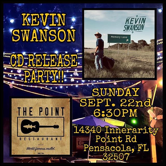 Come on out to The Point to celebrate Kevin’s CD Release Party 6:30pm in the Courtyard✨✨✨ Tomorrow/Sunday!