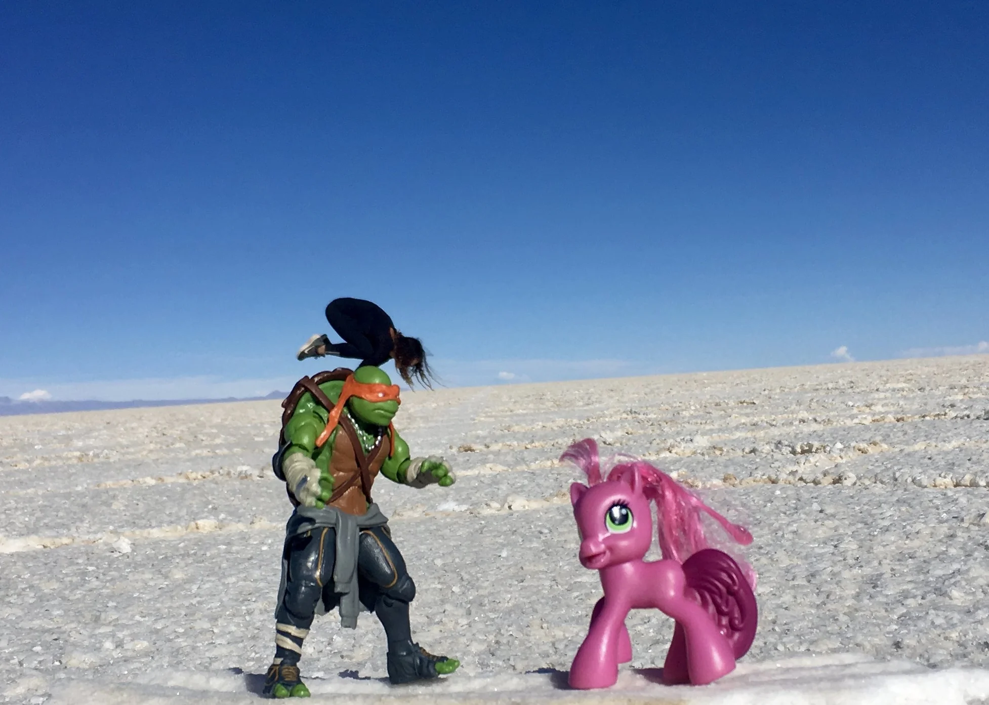 Like being in a 80's Wonderland ( Salar de Uyuni, Southwest Bolivia )