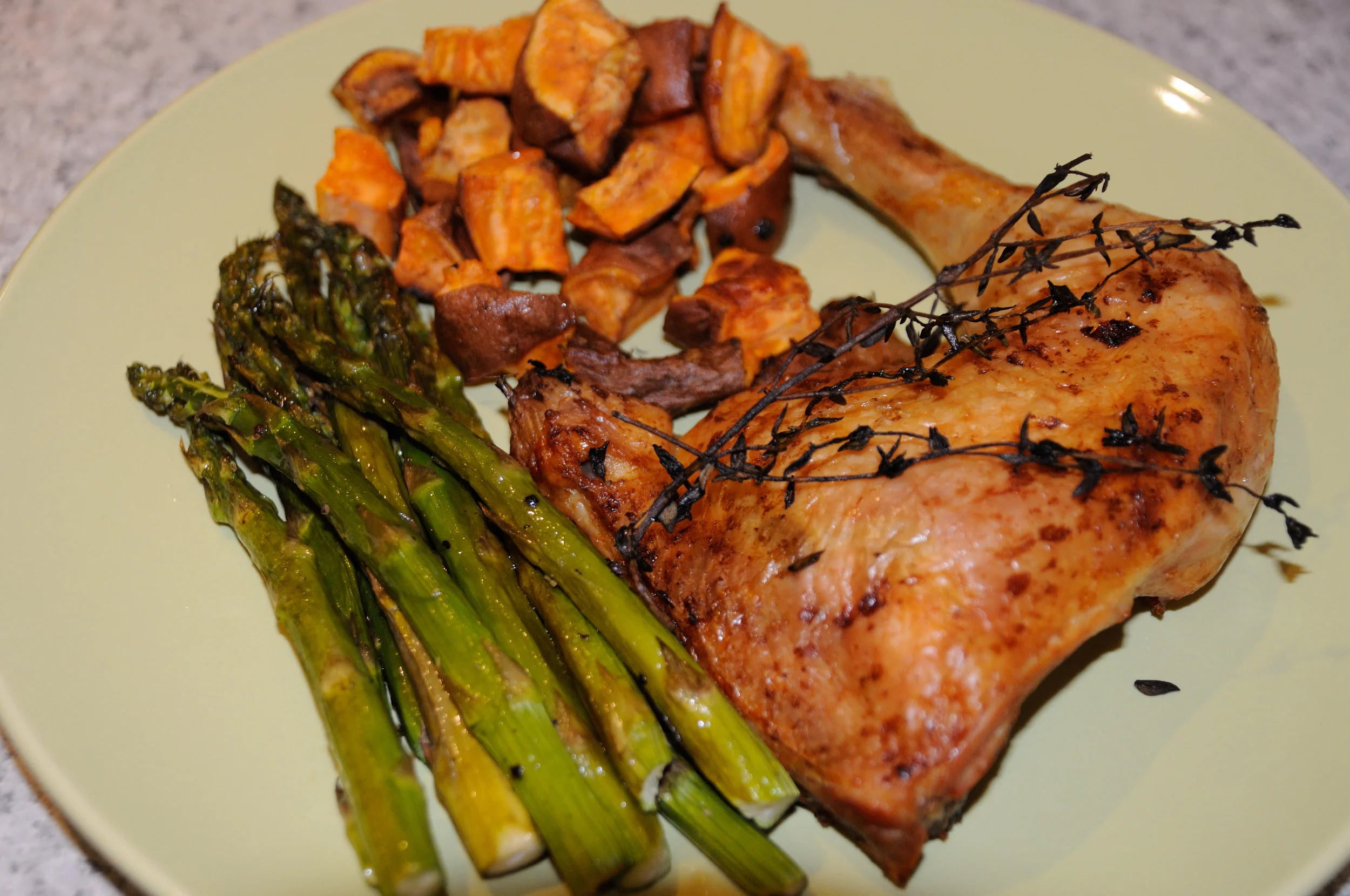 Chicken, Potatoes & Asparagus