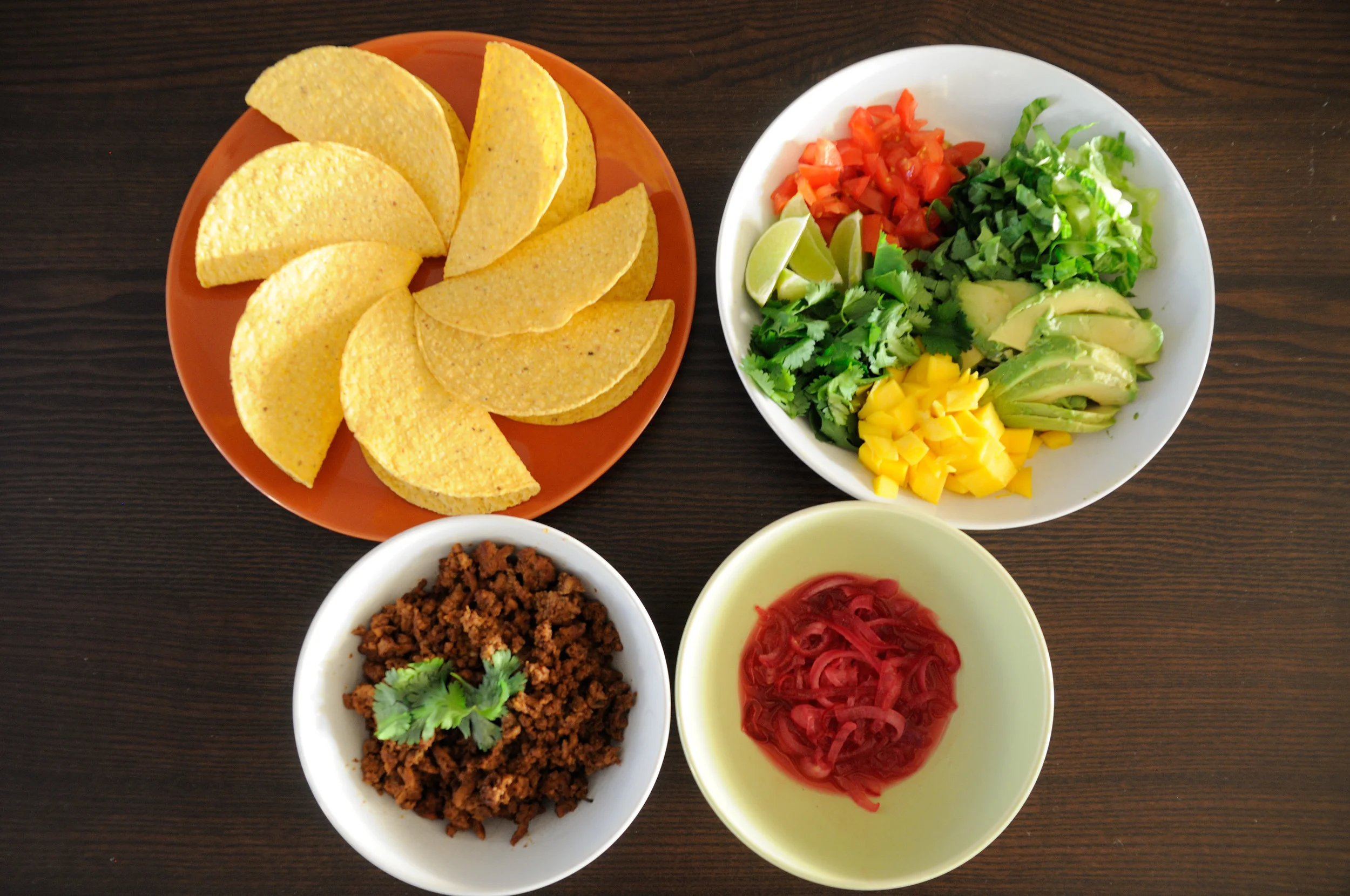 Turkey Tacos & Pickled Onions