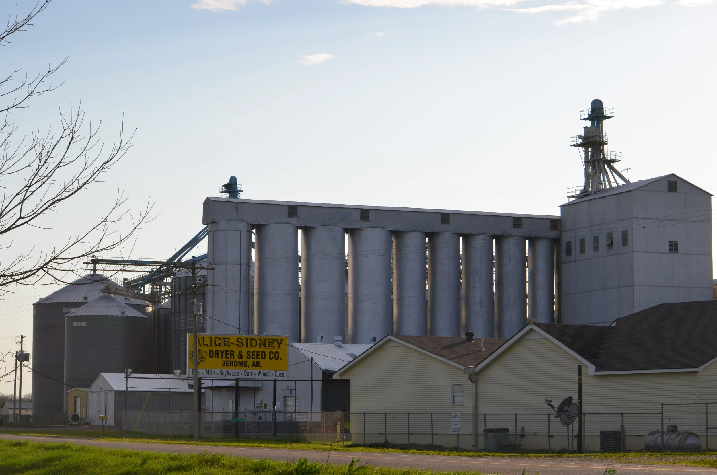 The grain dryer in our area