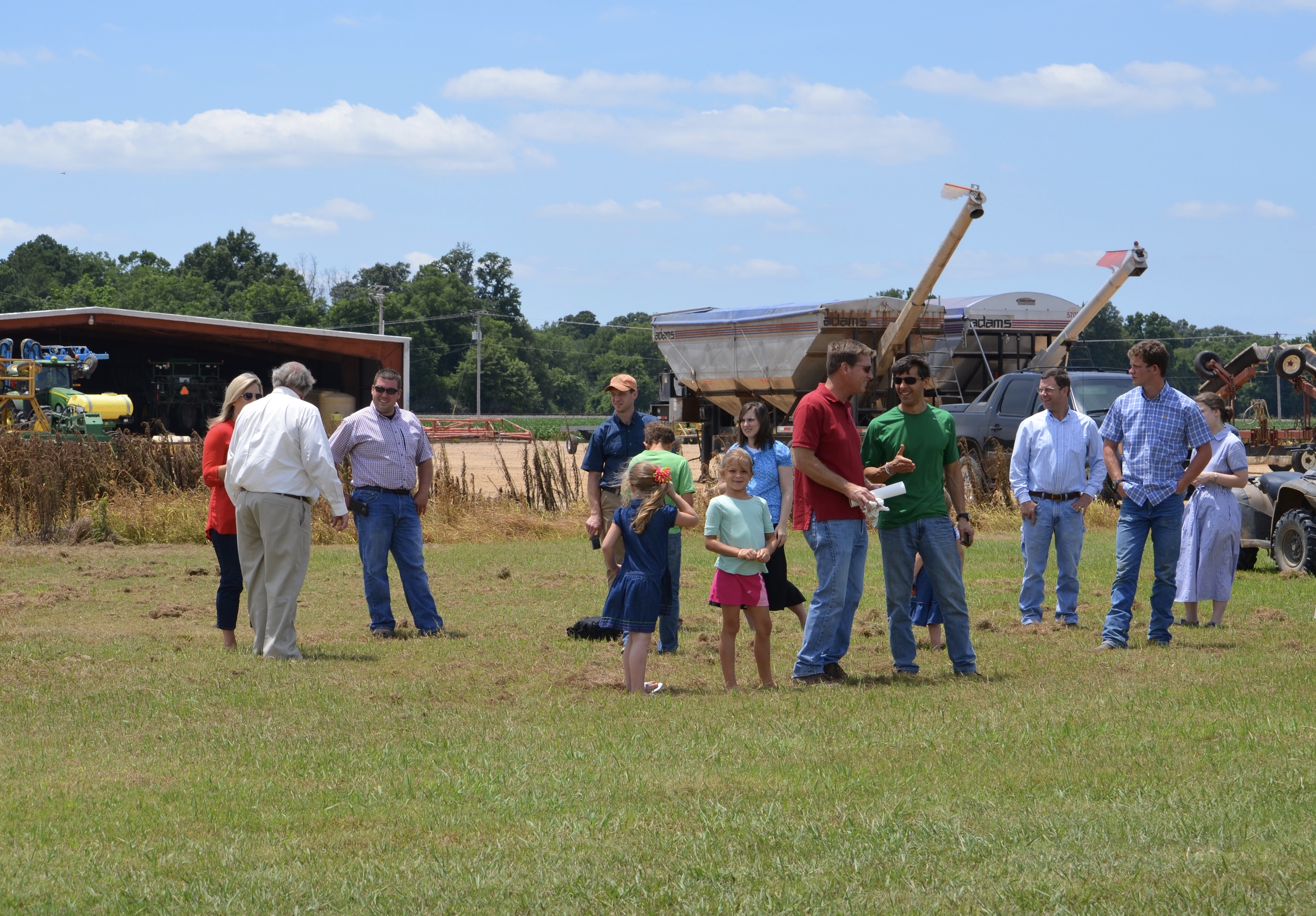 family on the farm