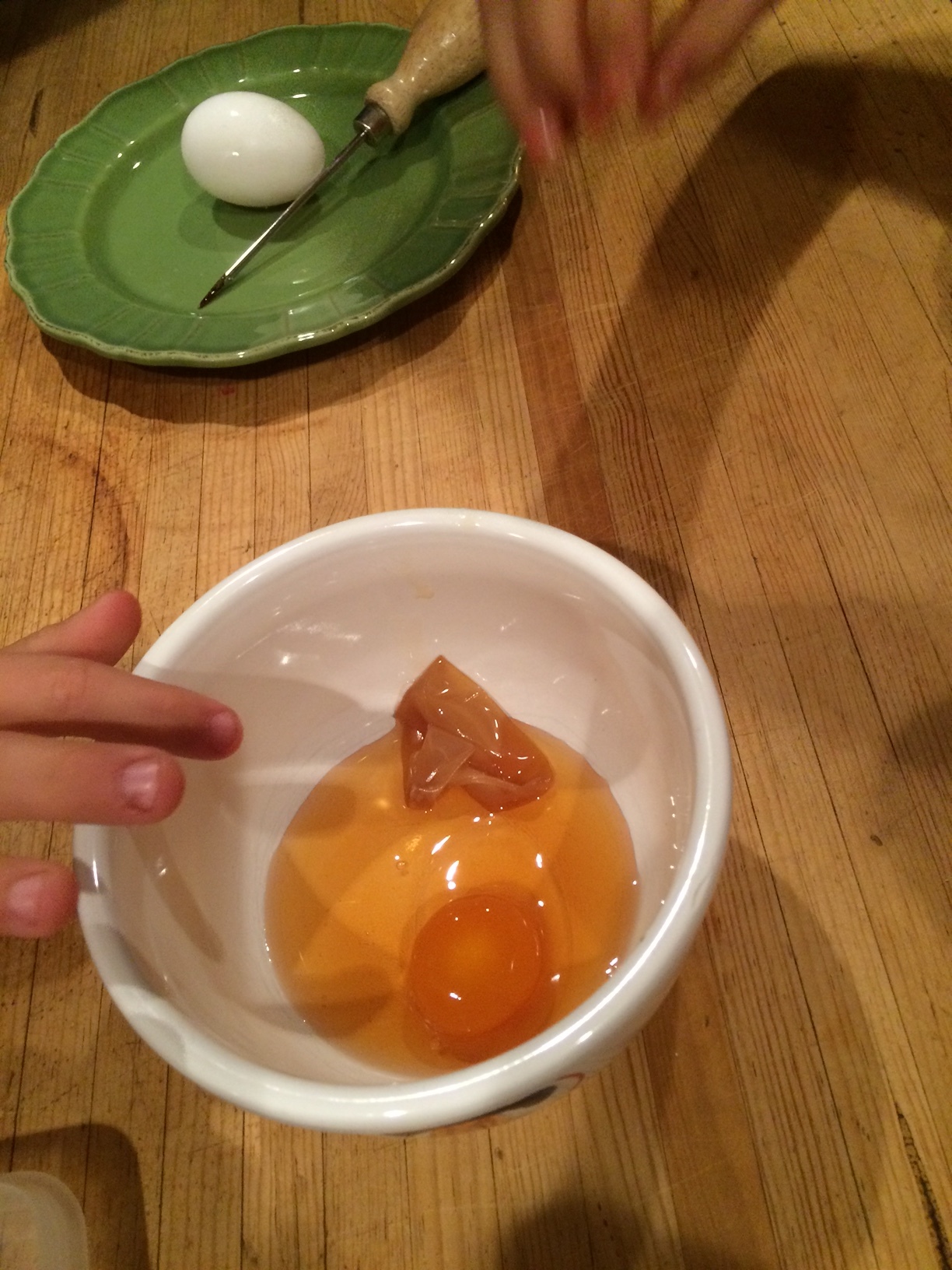 discovering the science of an egg and corn syrup