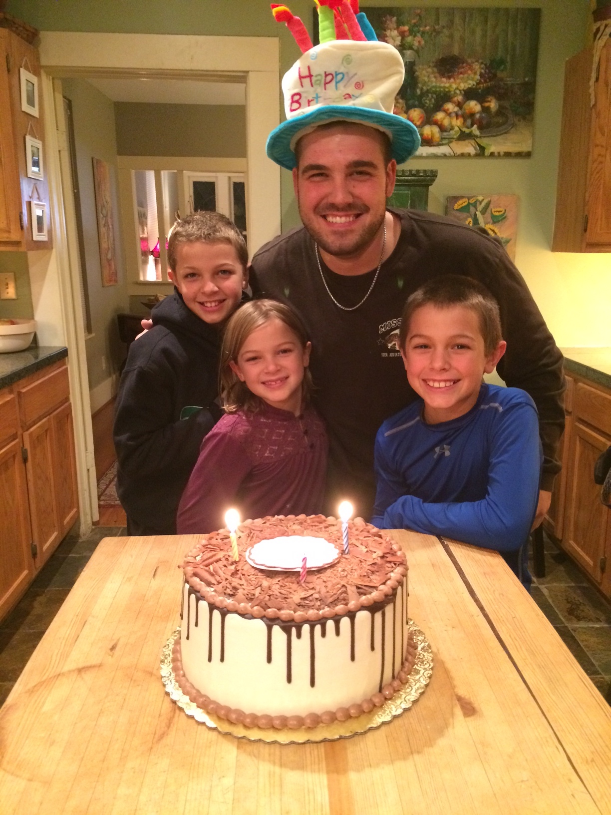 celebrating my nephew's birthday