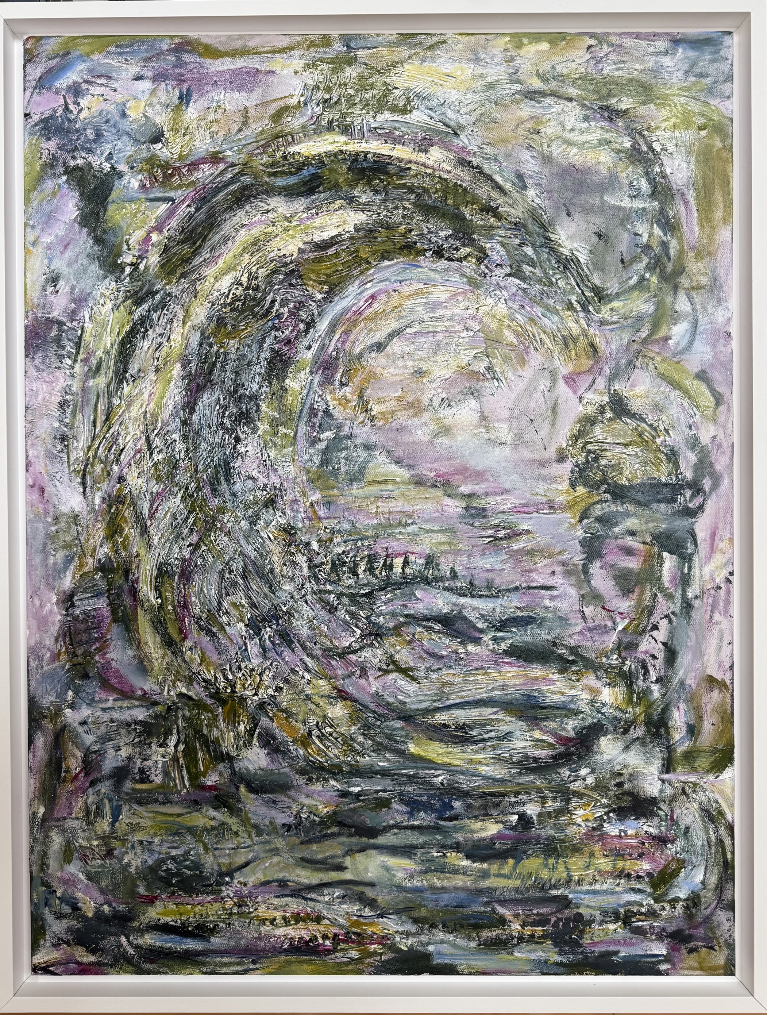 "The Wave", Acrylic on Canvas, 40 x 36, 403039
