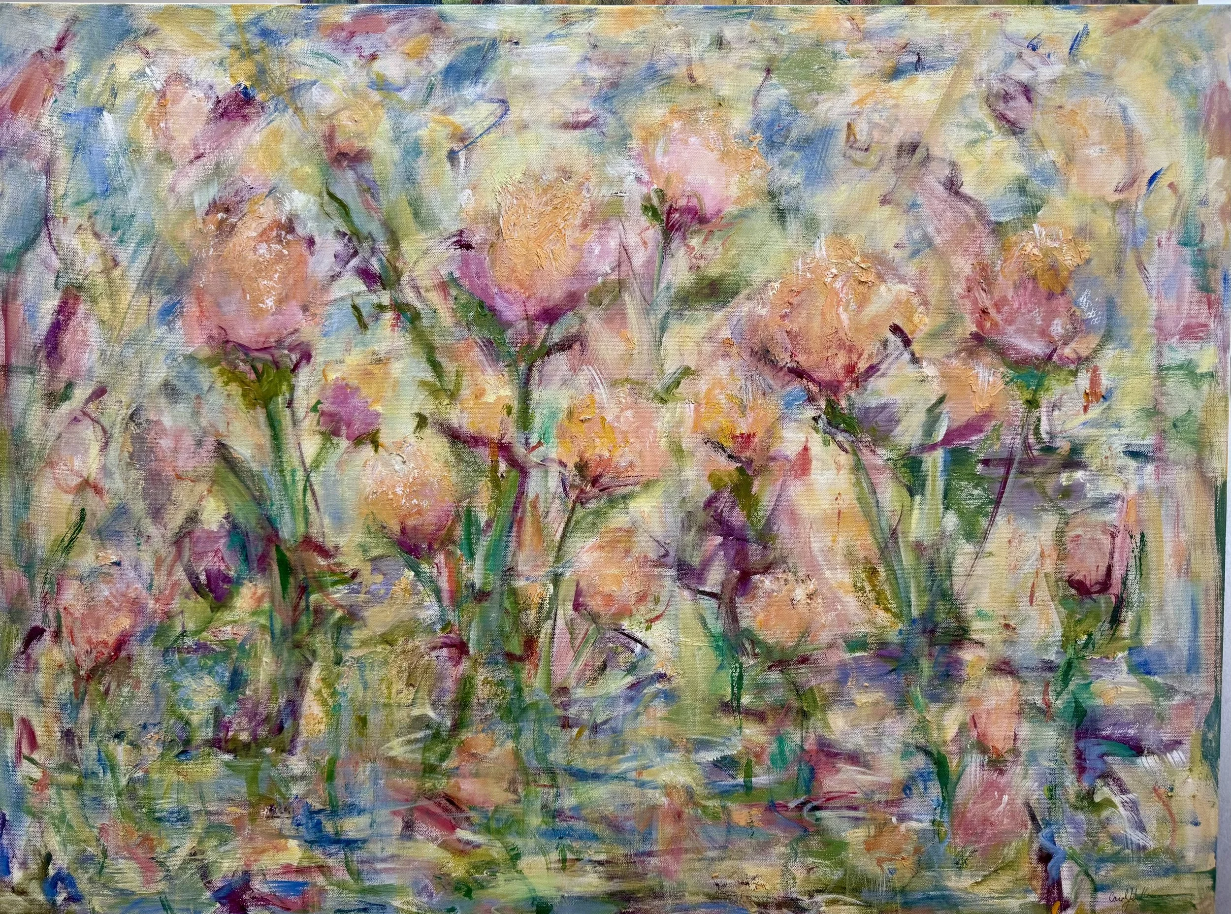 "Good Morning", Acrylic on Canvas, 30 x 40 x 2 (31); On Loan to Center for Plastic Surgery, Fargo, ND