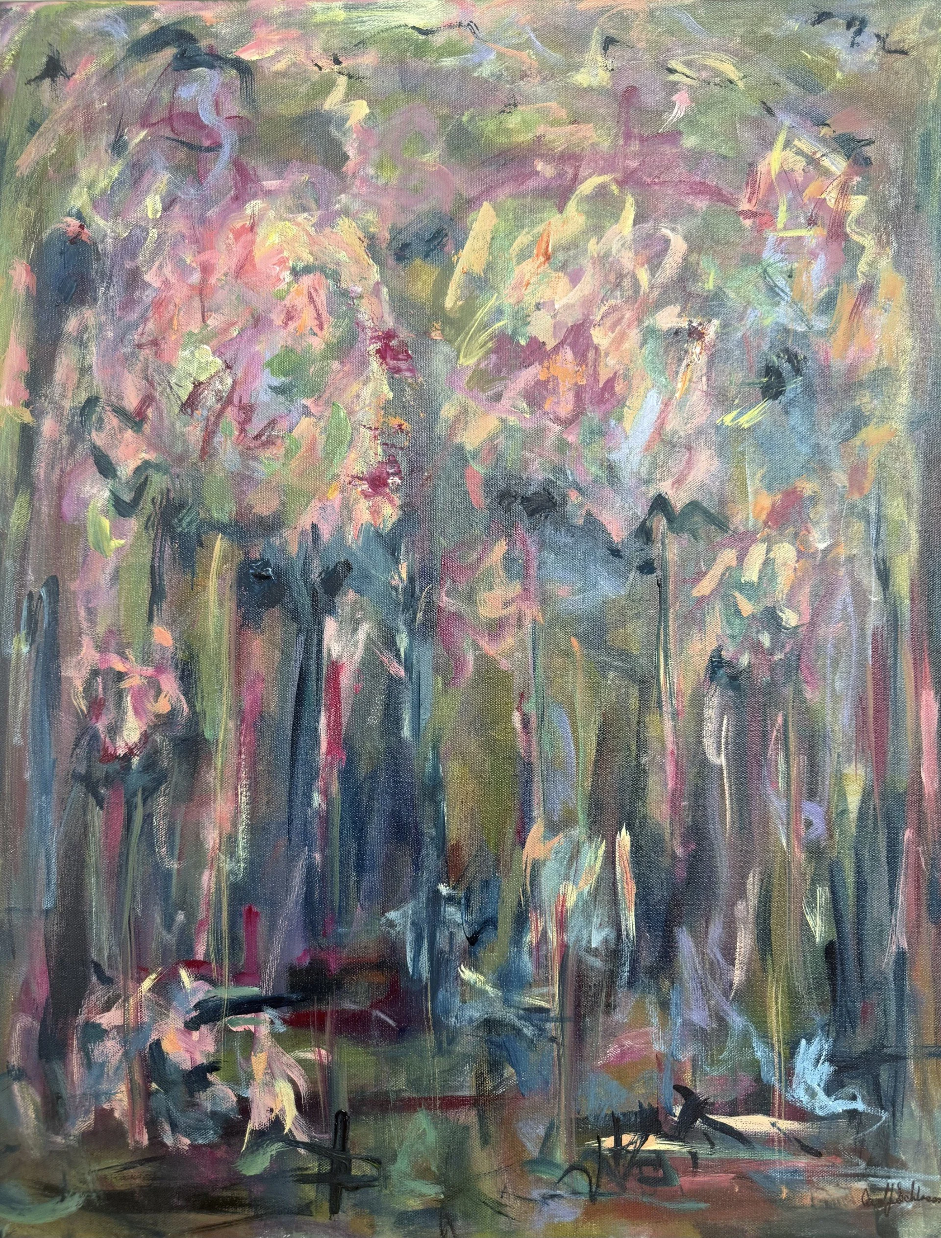 "Confetti", Acrylic on Canvas, 30 x 24 x 2 (02)