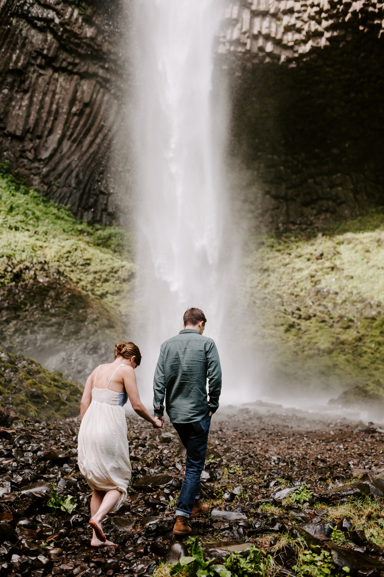 San Diego Engagement Photographer, Engagement Photos in Portland, Latourell Falls Engagement Photographer, Engagement Session locations Portland, Portland Engagement Session, Latourell Falls Portland