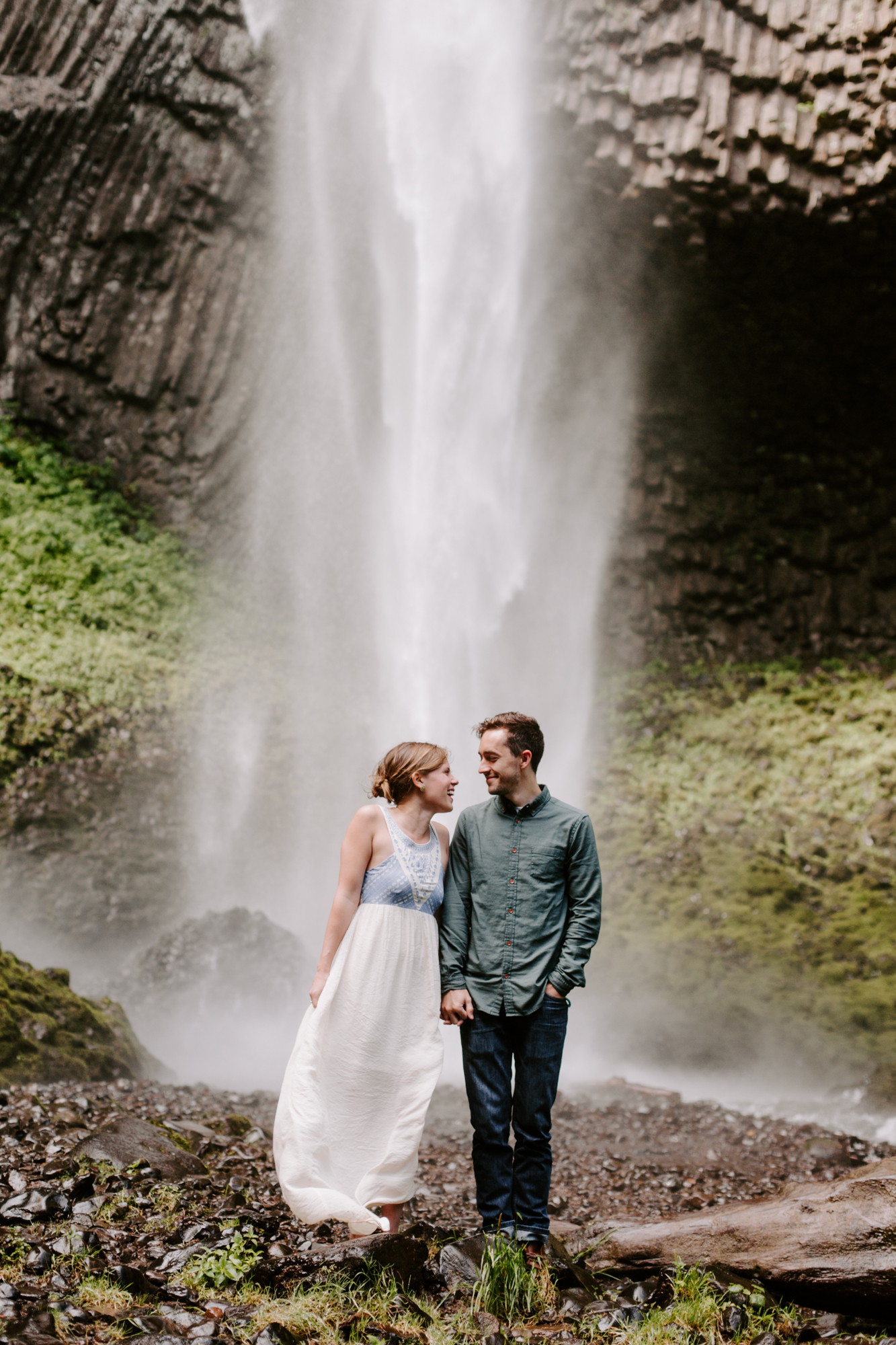 San Diego Engagement Photographer, Engagement Photos in Portland, Latourell Falls Engagement Photographer, Engagement Session locations Portland, Portland Engagement Session, Latourell Falls Portland