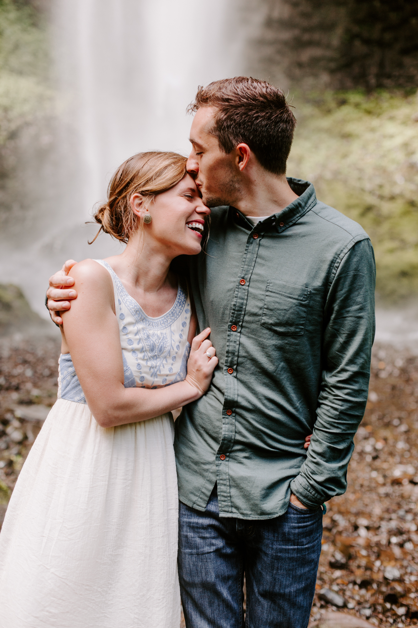 San Diego Engagement Photographer, Engagement Photos in Portland, Latourell Falls Engagement Photographer, Engagement Session locations Portland, Portland Engagement Session, Latourell Falls Portland