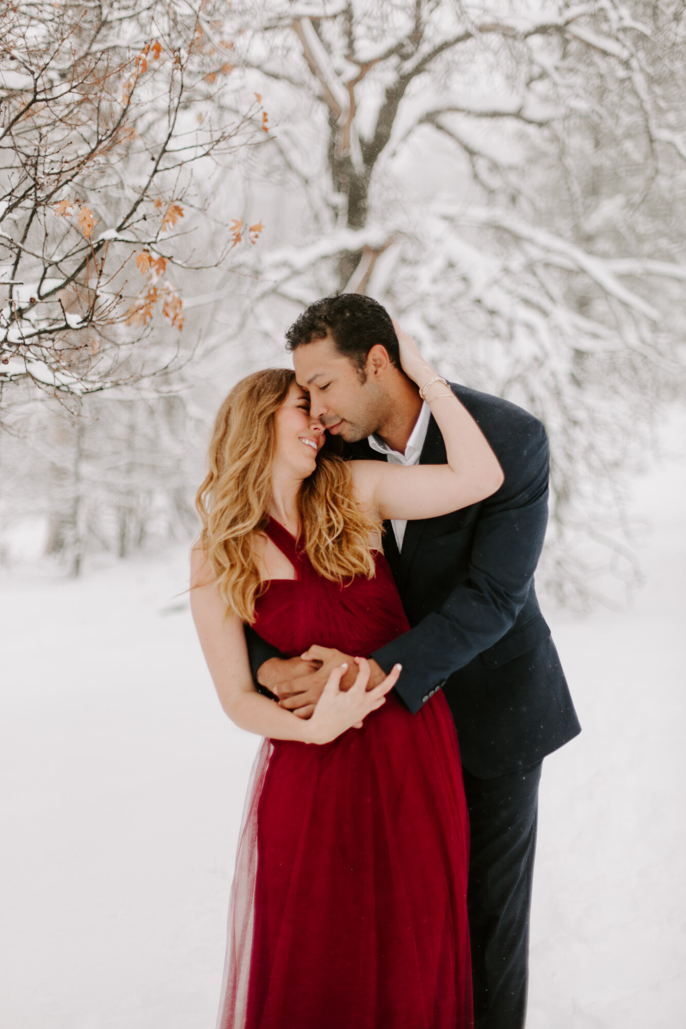 San Diego Engagement, Lake Cuyamaca, Lake Cuyamaca Engagement, mountain Engagement, snow engagement, 