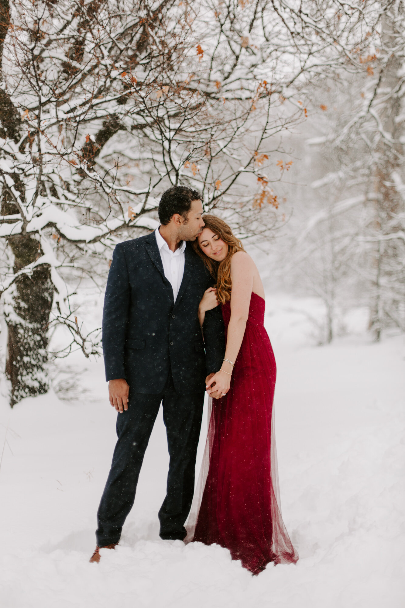 San Diego Engagement, Lake Cuyamaca, Lake Cuyamaca Engagement, mountain Engagement, snow engagement, 