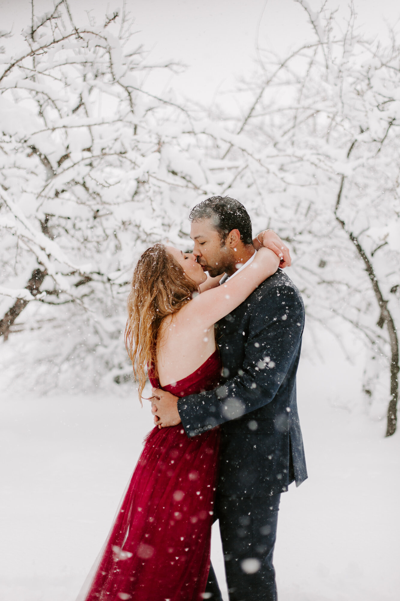 San Diego Engagement, Lake Cuyamaca, Lake Cuyamaca Engagement, mountain Engagement, snow engagement, 