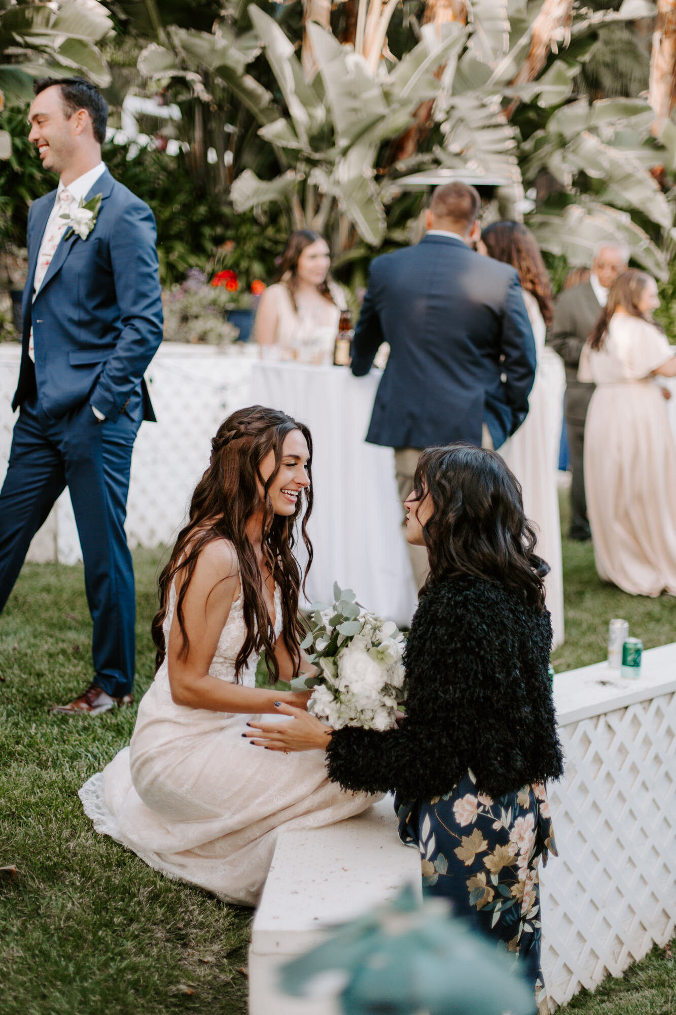 Malibu wedding photographed in Malibu california at a private home with a private beach.  Wedding photos were shot on the beach in Malibu.  This was a boho malibu wedding.  Malibu Wedding Photographer