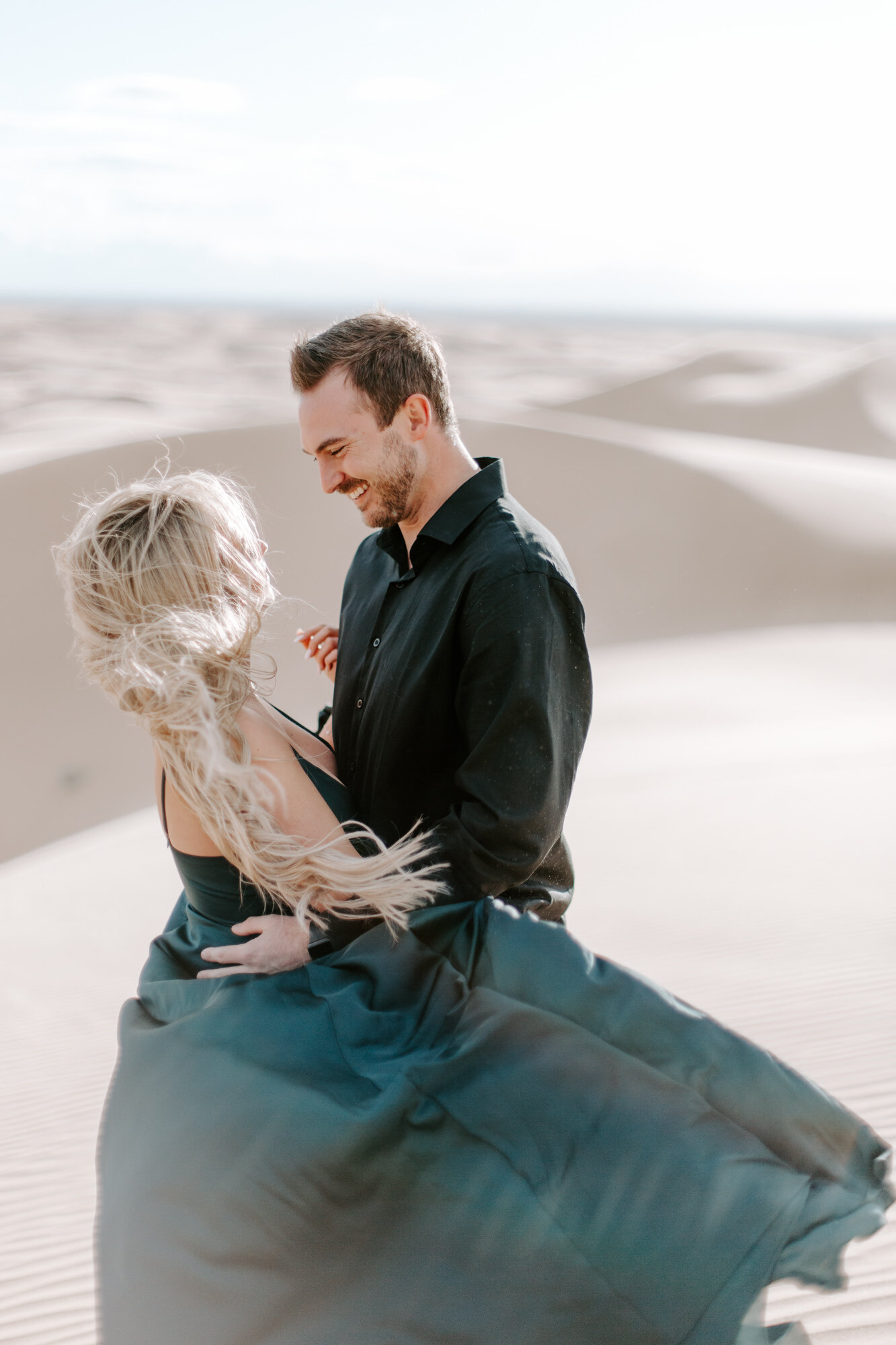 Engagement photos done at Imperial Sand Dunes also known as the Glamis Sand Dunes in california, Imperial sand dunes, glamis sand dunes, Glamis Sand Dunes engagement, imperial sand dunes engagement