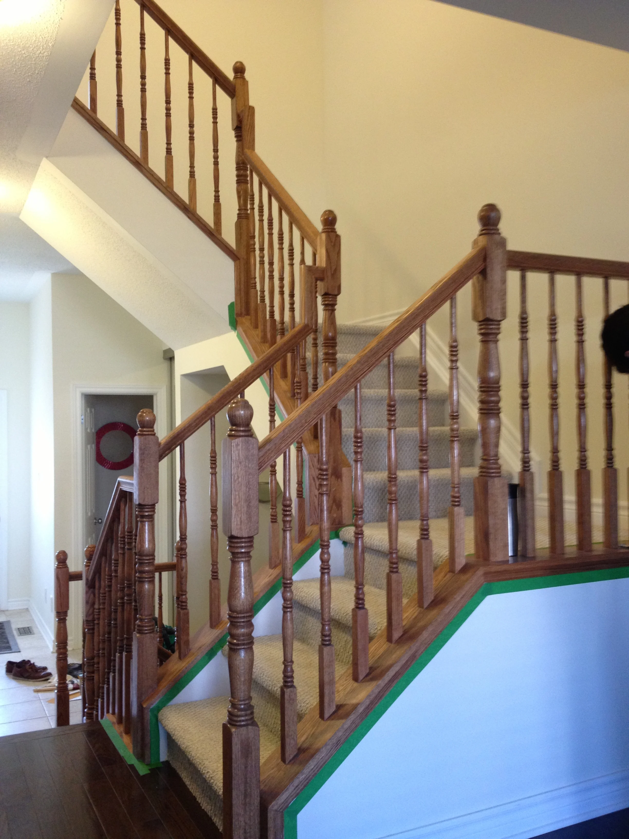 Wood Stair Refinishing