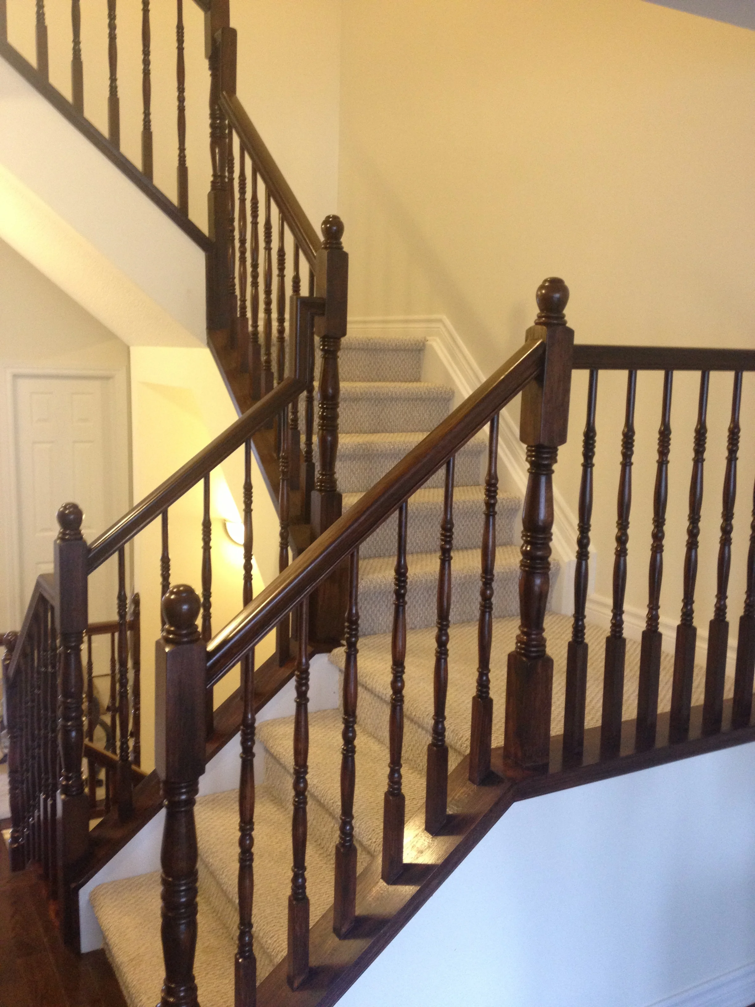 Wood Stair Refinishing