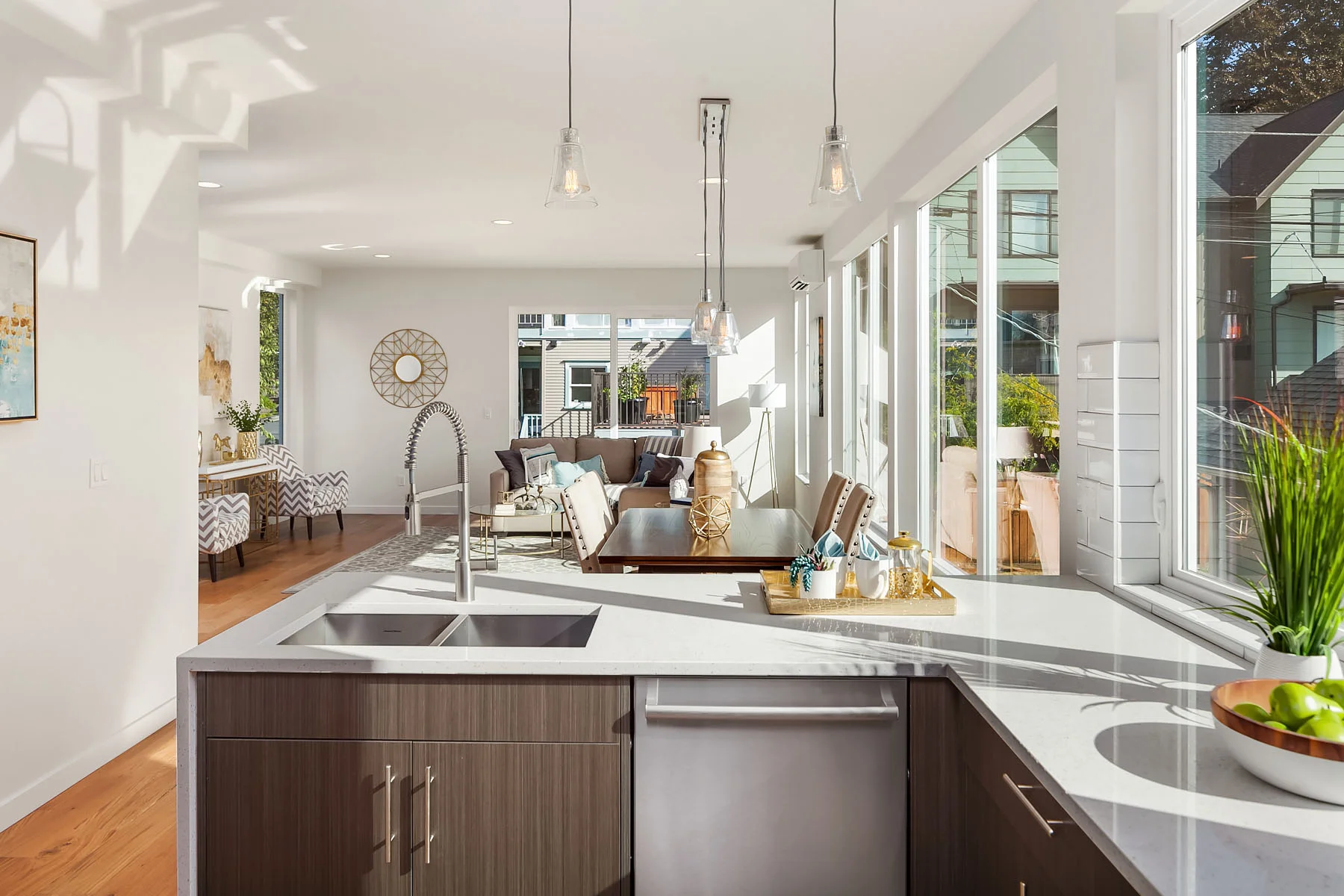 Abundant Natural Light in the Spacious Living Room