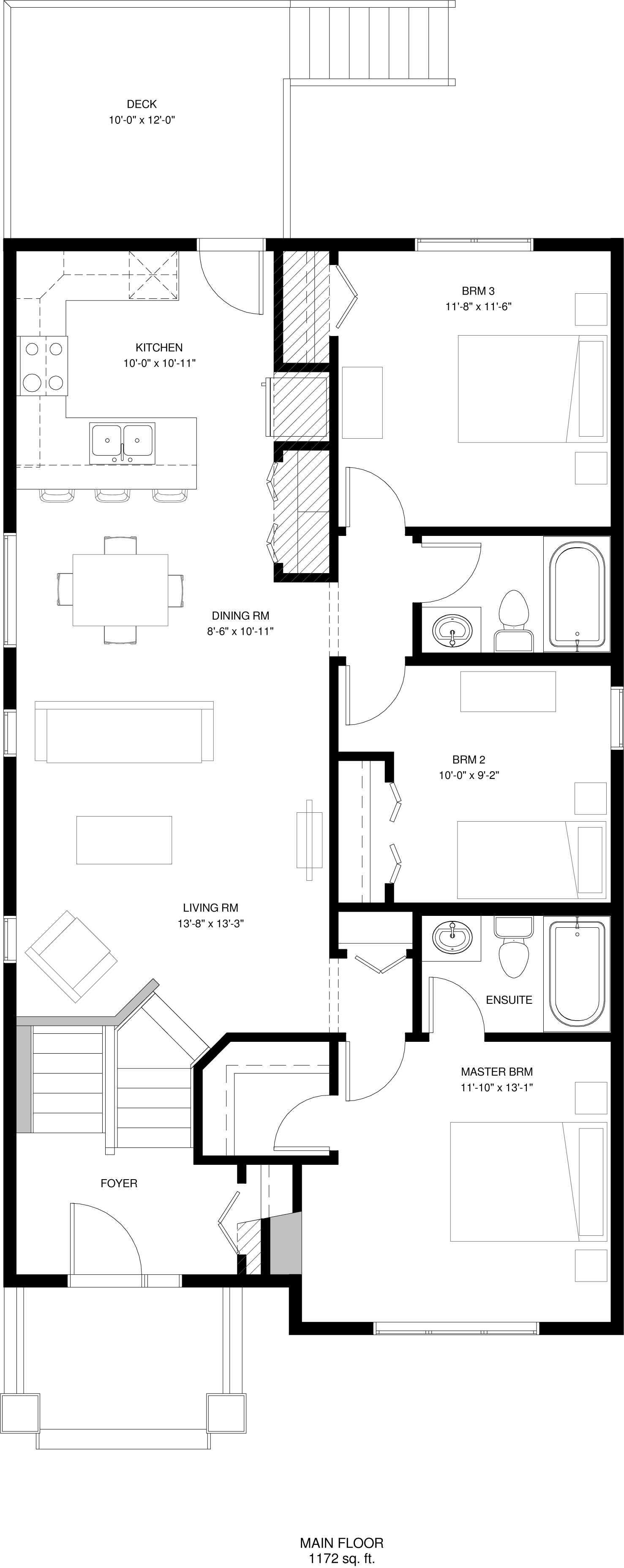 Main Floor 1172 sq ft
