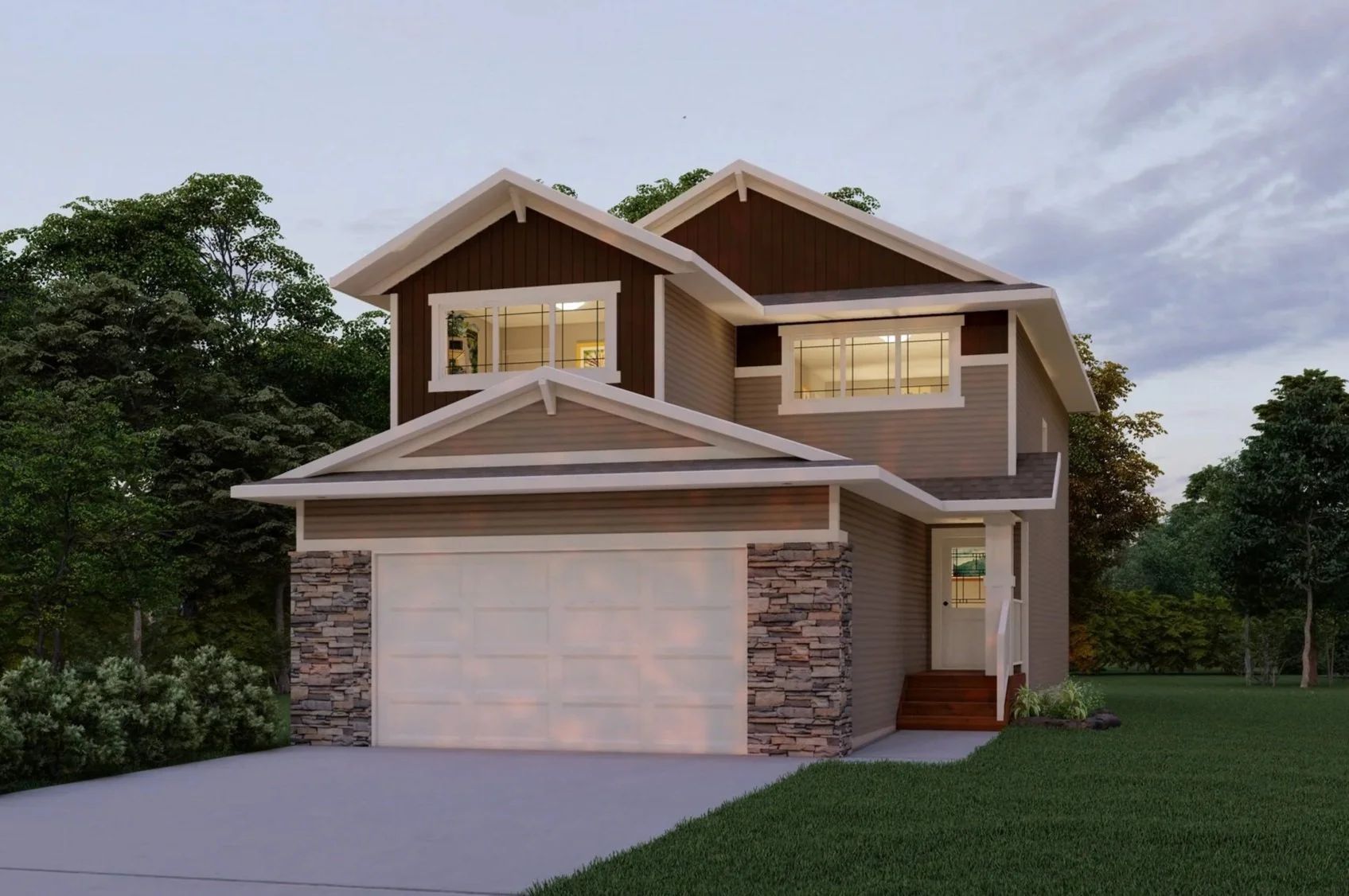 260 Augustus Way Ready in November Palisades 1860 sqft / 2-Storey 3 Bedrooms / 2.5 Bathrooms $519,900 DETAILS