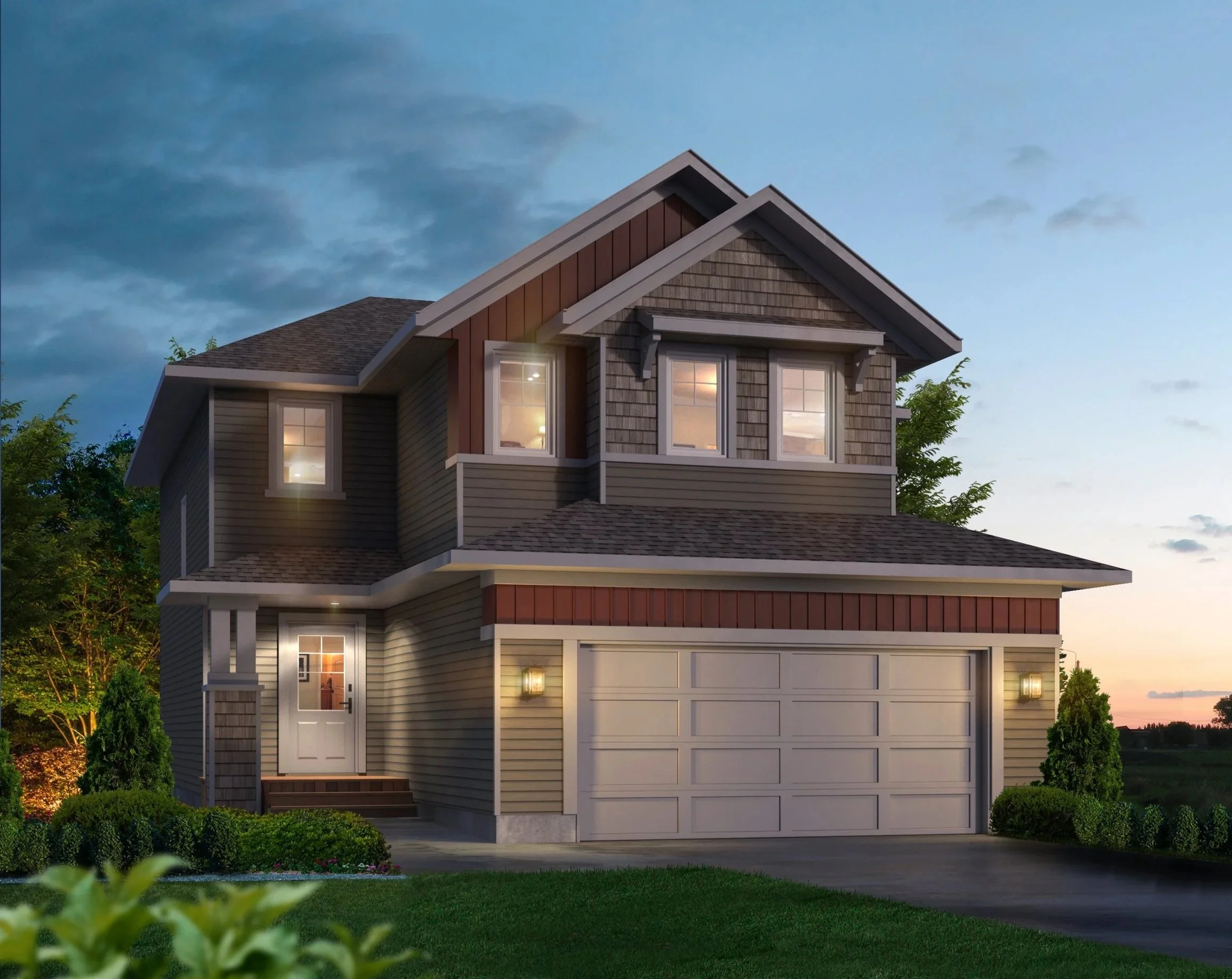    220 Turnbull Close   Ready in September Timber Ridge 2135 sqft / 2-Storey 3 Bedrooms / 2.5 Bathrooms $649,900    DETAILS   