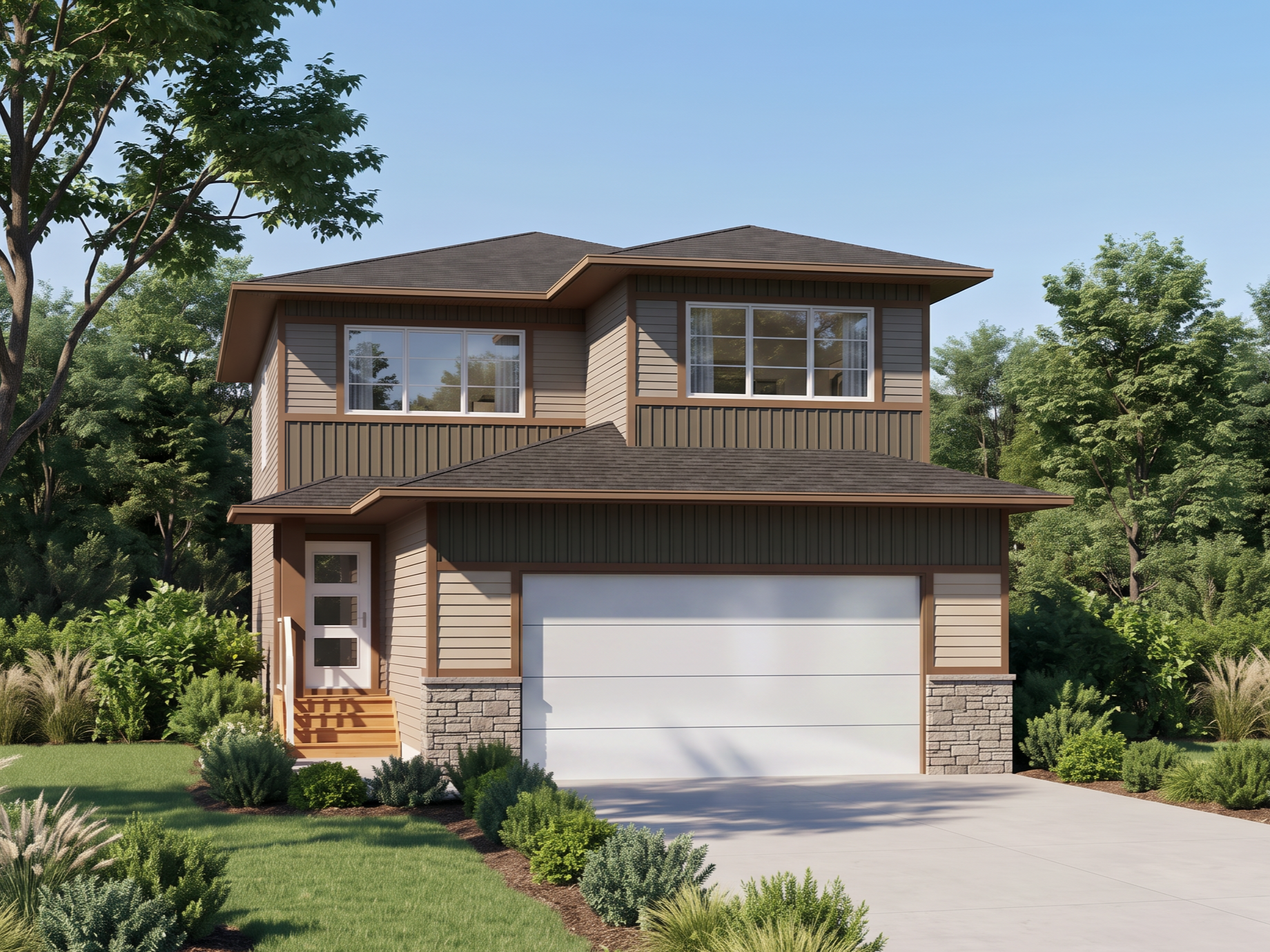    68 Trinity Street   Ready in Early 2027 Trinity Crossing 1860 sqft | 2-Storey 3 Bedrooms | 2.5 Bathrooms  $595,500  | $2,811 monthly*    DETAILS   