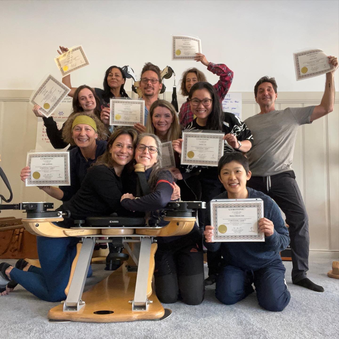 What fantastic weekend in our Gyrotonic Final Certification! Congratulations to all of our wonderful and talented participants. We can&rsquo;t wait to watch you blossom as trainers ✨
.
.
.
#sfgyrotonic #sfg #gyrotonicfinalcert #gyrotoniccertification