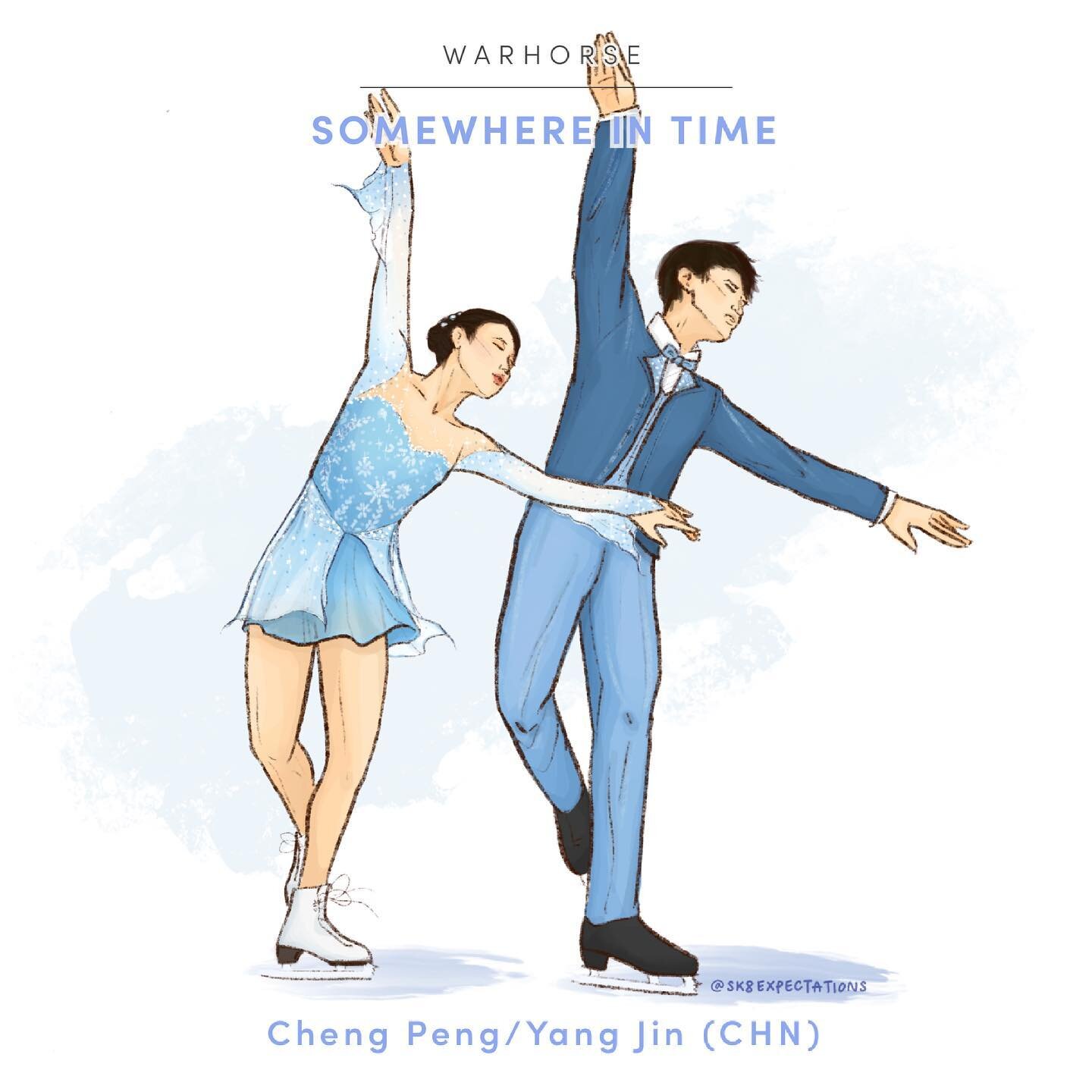 WARHORSE: &ldquo;Somewhere in Time - OST&rdquo; (John Barry)
-
Cheng Peng / Yang Jin (CHN)
-
2021 Chinese National Team Competition, Short Program
-
Choreographed by Marie-France Dubreuil
-
Peng &amp; Jin are simply ethereal here &mdash; they just fl