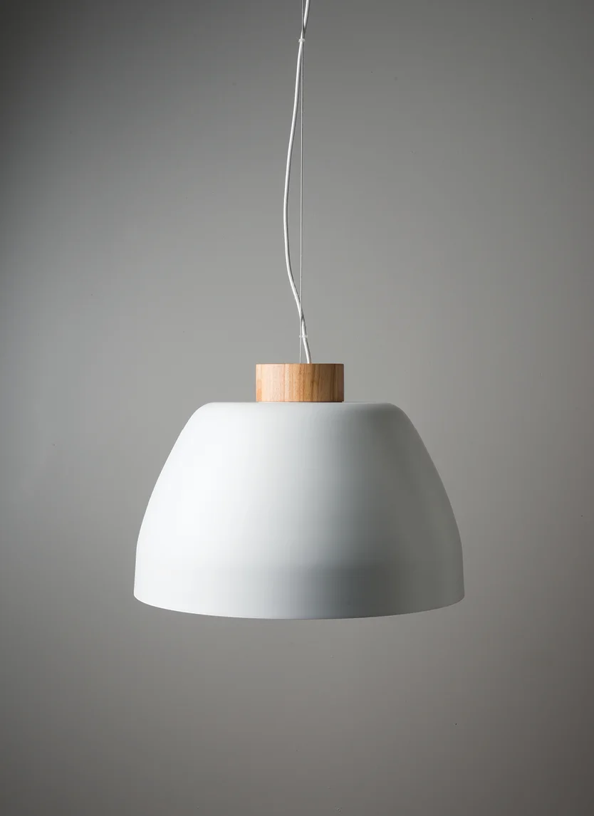White Ombra Pendant Light$799