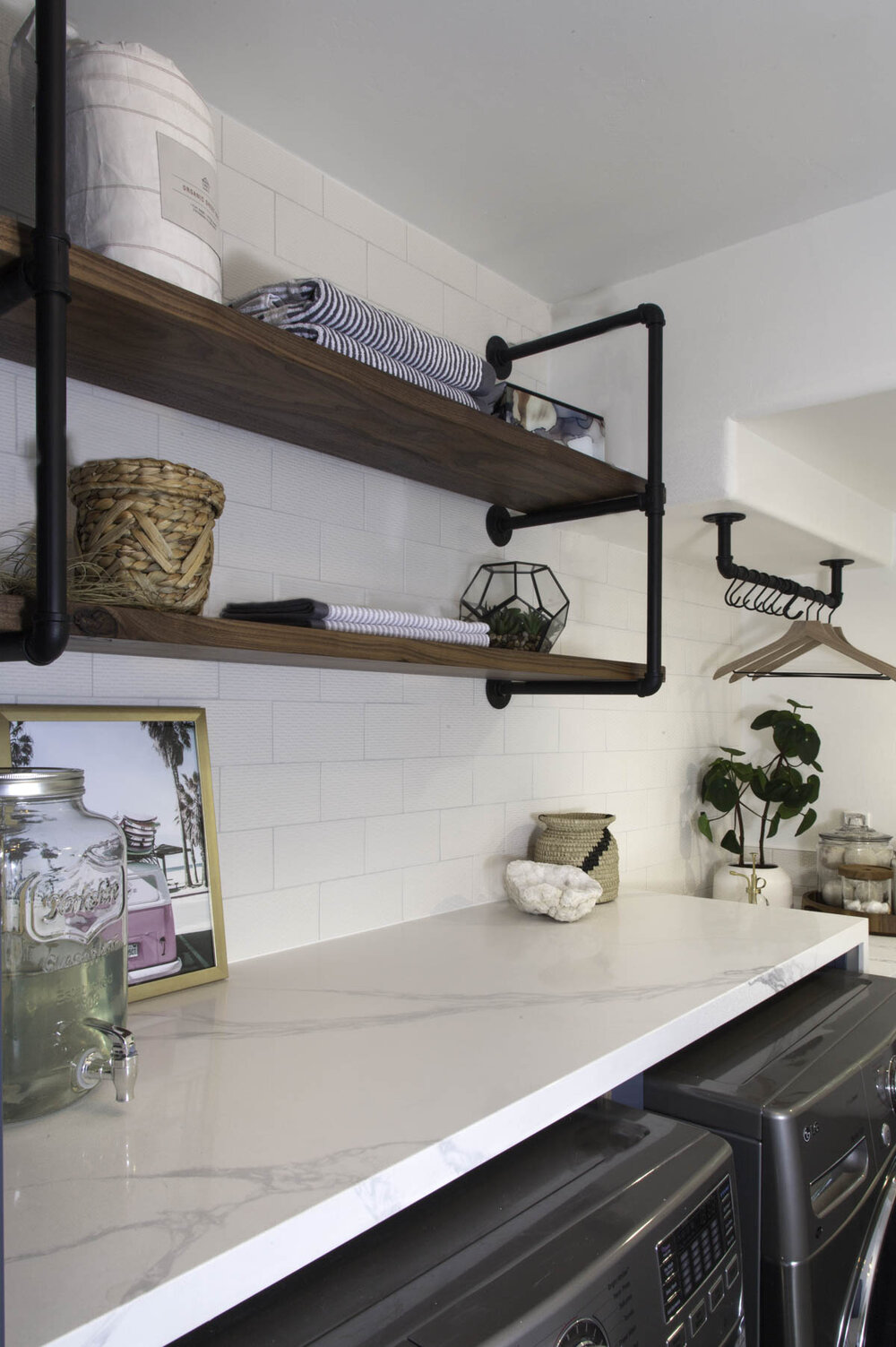 Custom Open Shelving