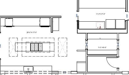 Existing Kitchen and Laundry Floor Plan