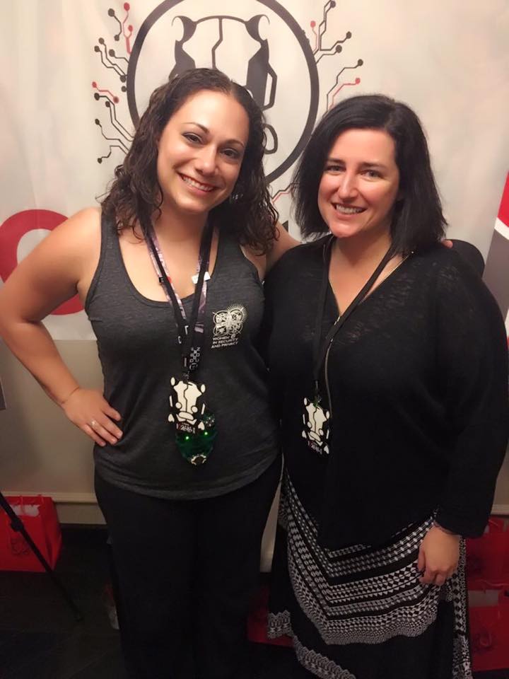 Debra J. Farber (WISP Co-Founder) with Jennifer Sunshine Steffens (CEO of IOActive)