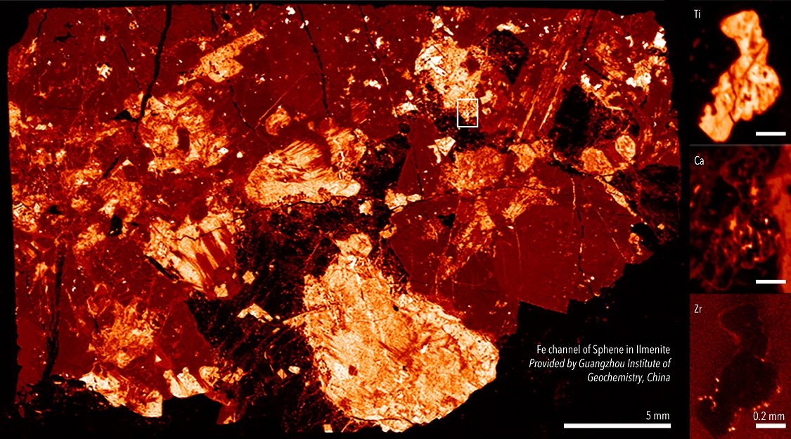 Sphene in Ilmenite X-108