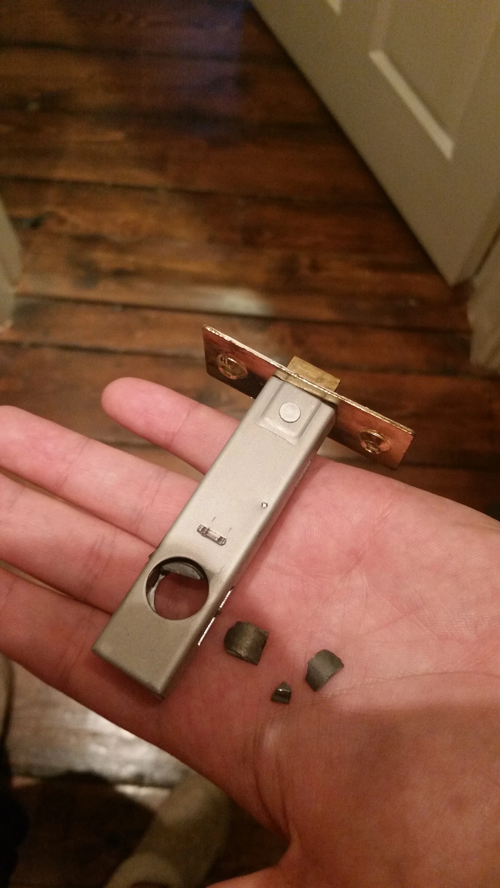 Apparently those little bits to the right are "key" when it comes to opening the door.