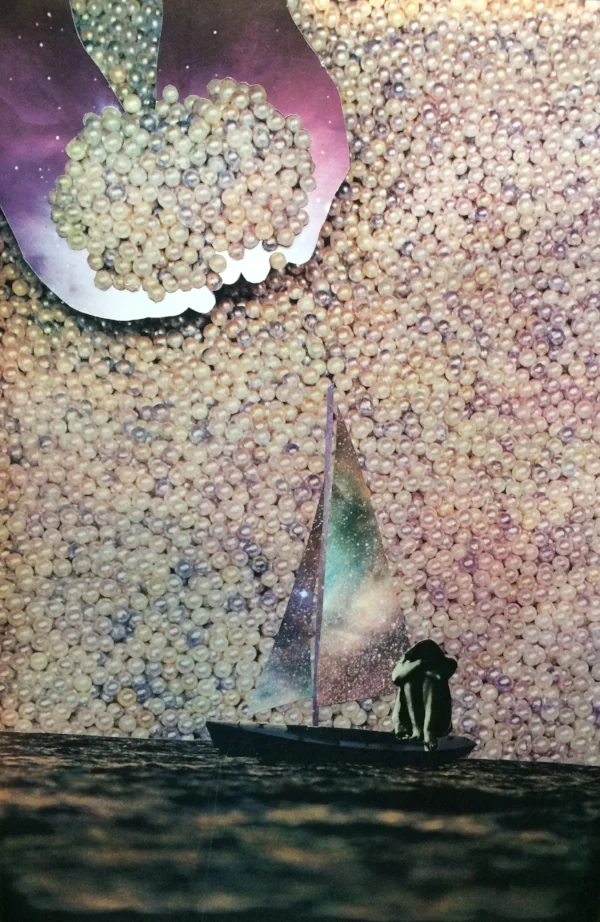 'Float' 'handmade collage by Janna Dorothy
