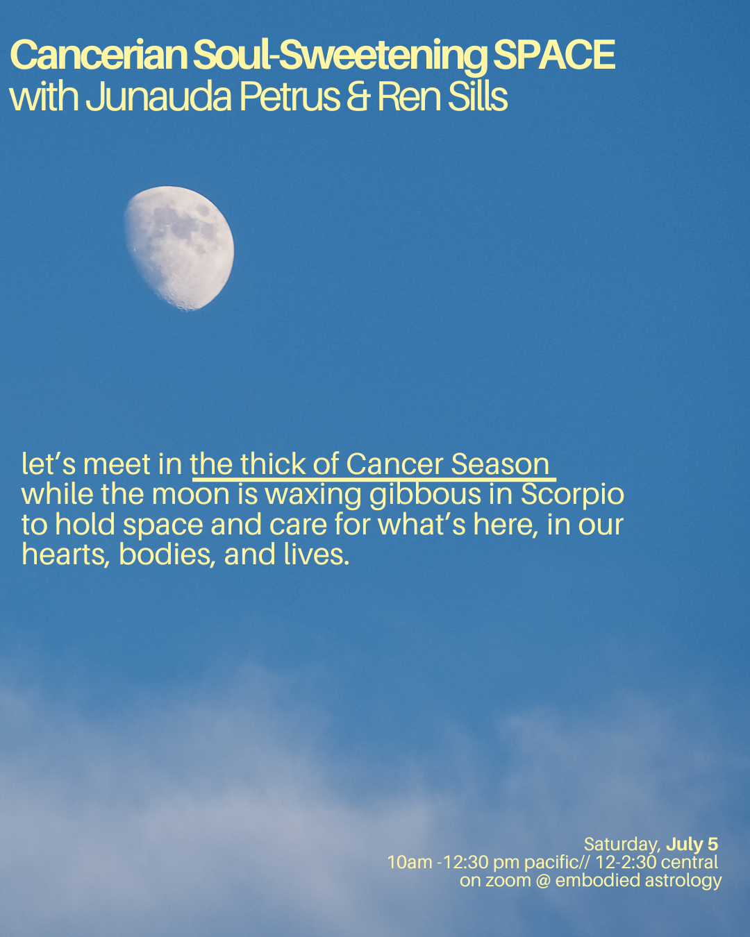 Cancerian Soul-Sweetening SPACE